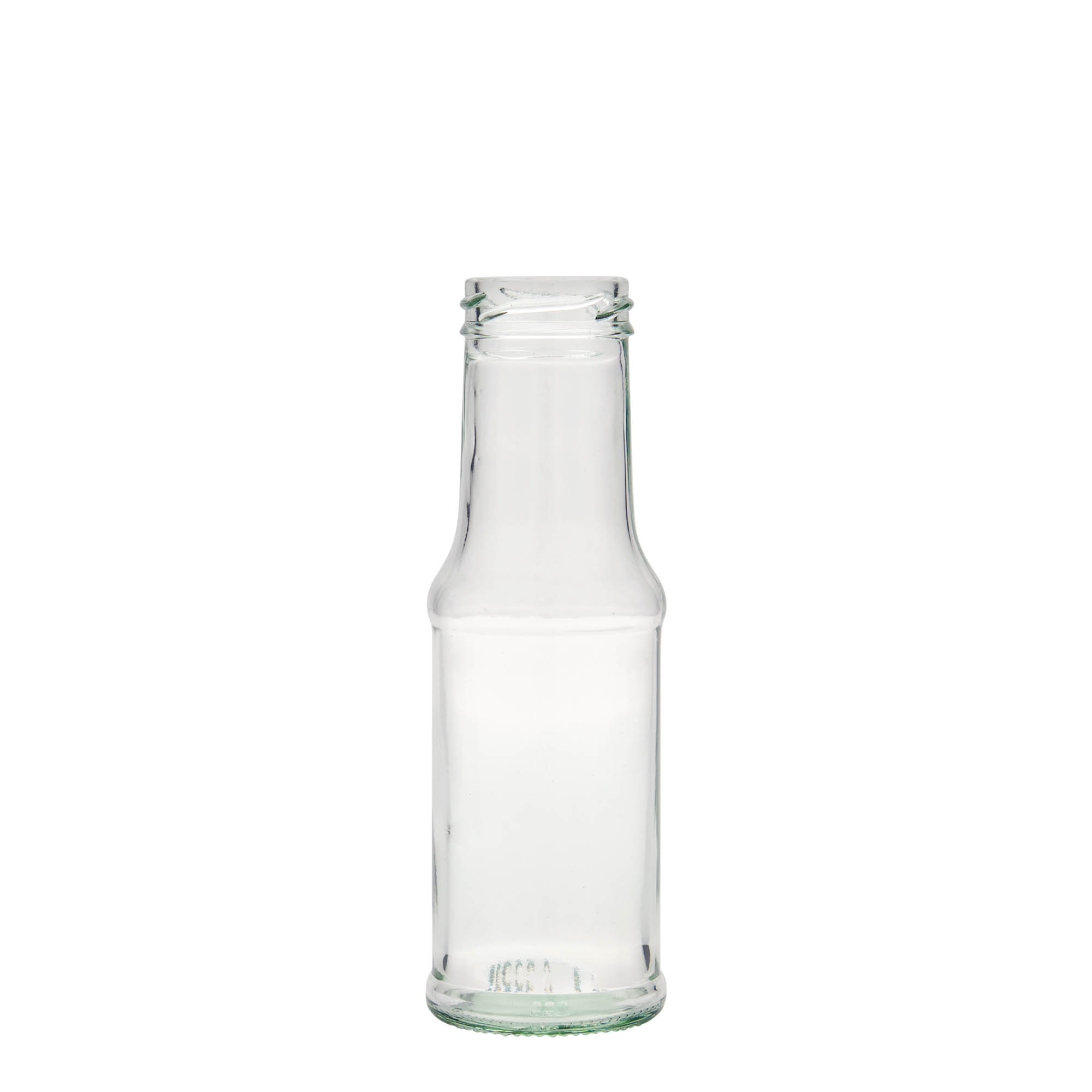 200 ml sauce bottle, glass, opening: twist-off (TO 43) 200 ml sauce bottle, glass, opening: twist-off (TO 43)