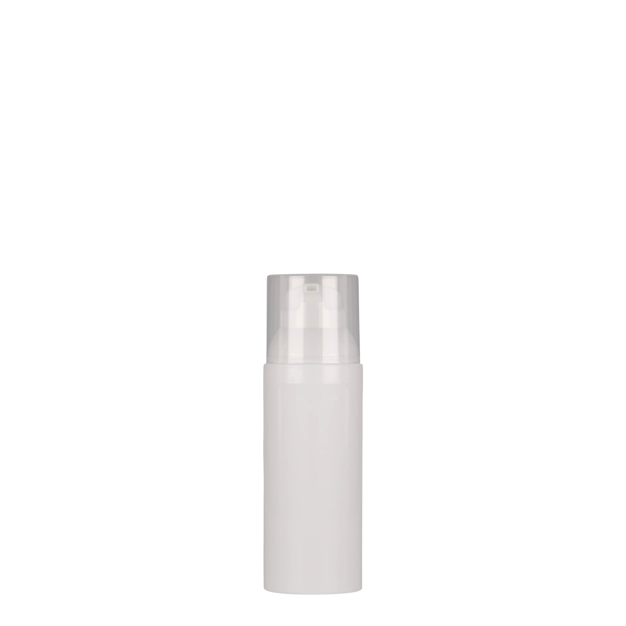 50 ml Airless Dispenser 'Mezzo', white PP plastic 50 ml Airless Dispenser 'Mezzo', white PP plastic