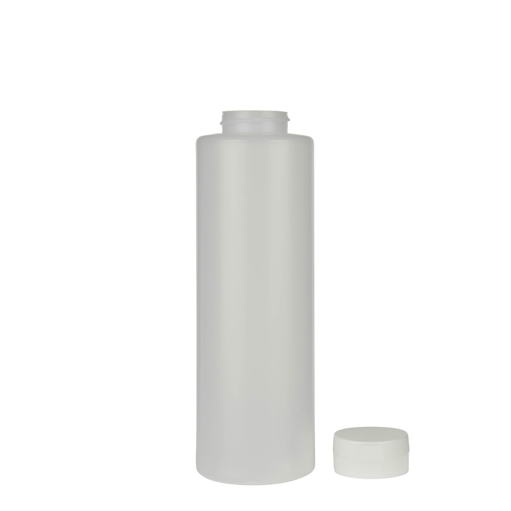 500 ml sauce bottle, LDPE plastic, natural, opening: 38/400