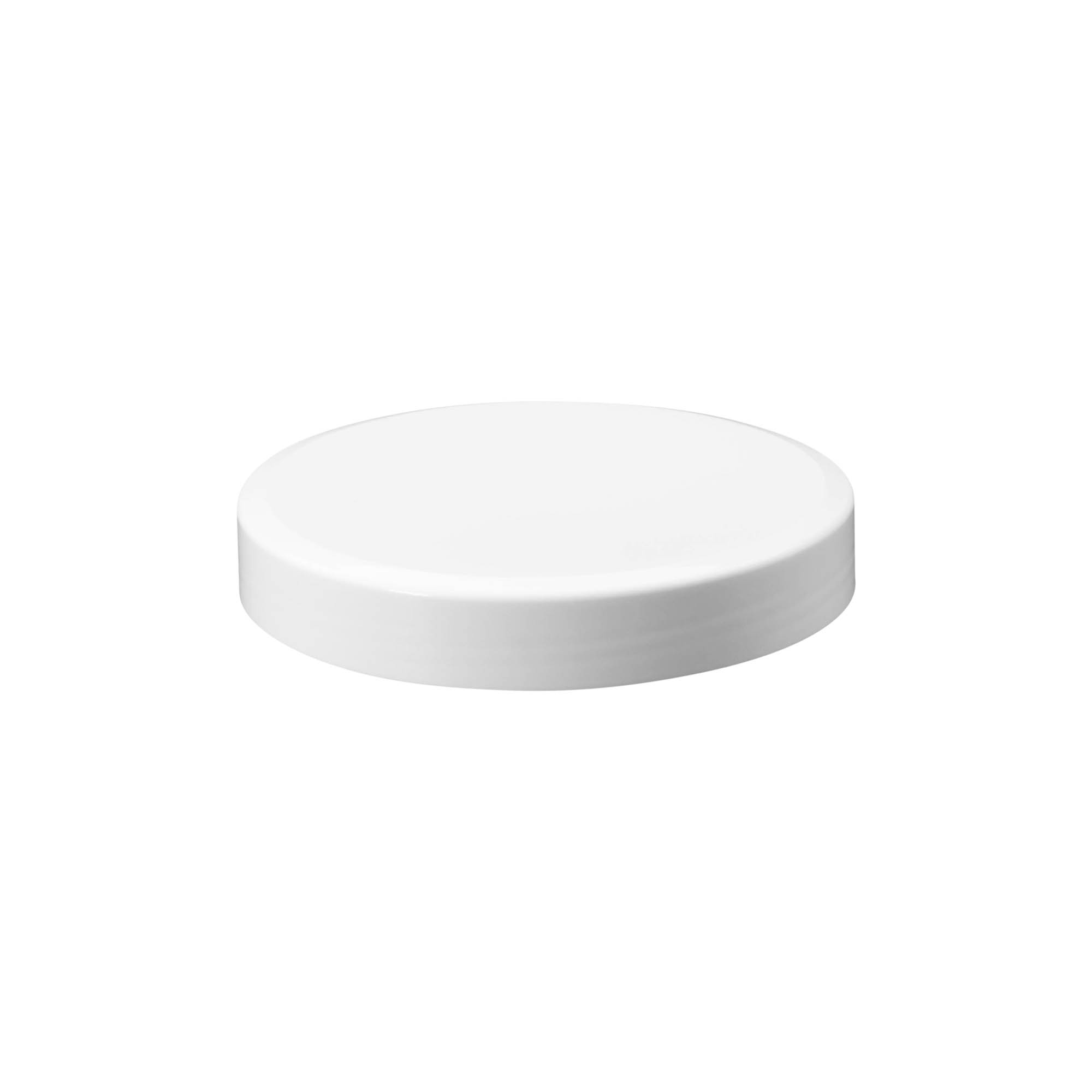 Screw cap 'White Line' 250ml, PP plastic, white Screw cap 'White Line' 250ml, PP plastic, white