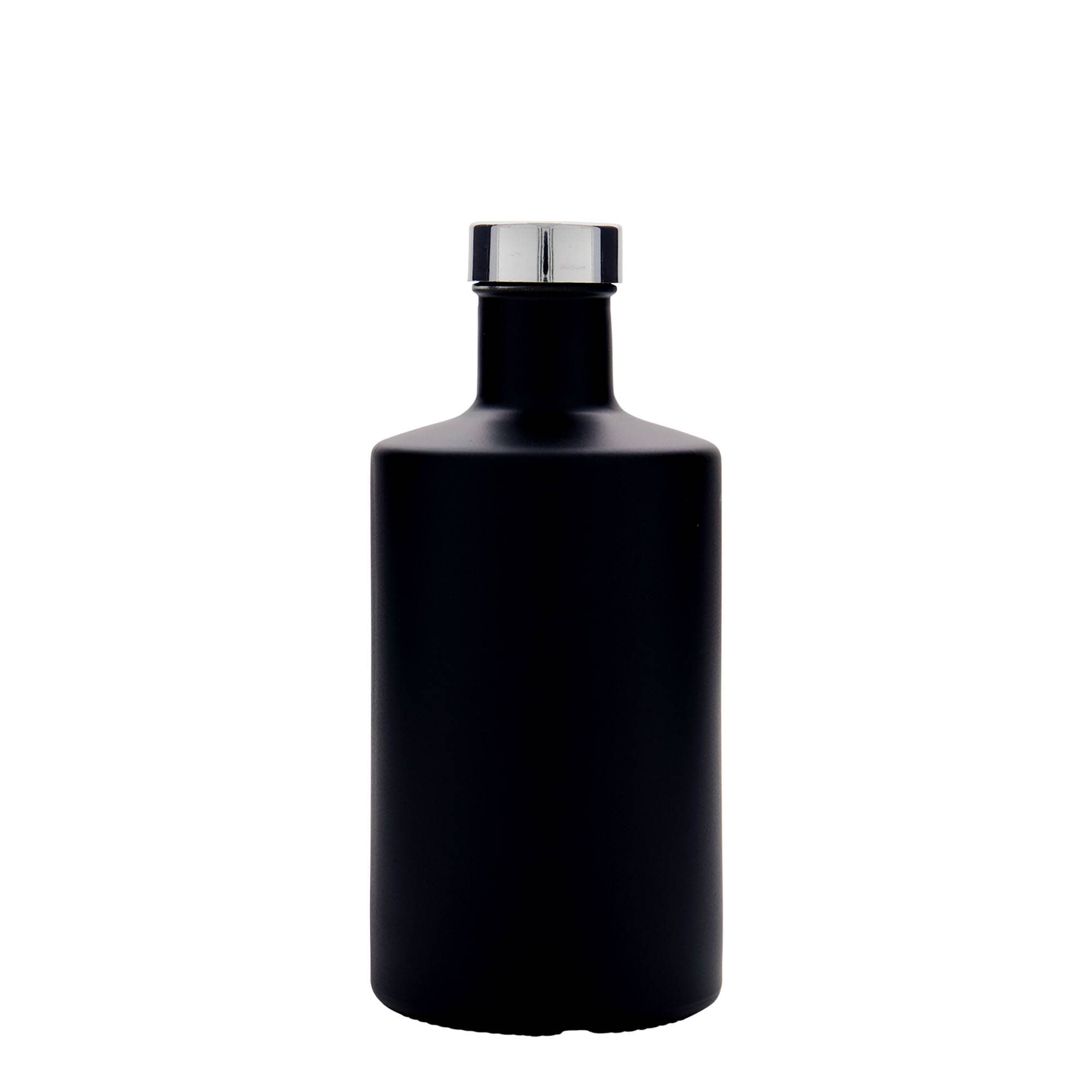 500 ml glass bottle 'Caroline', black, closure: GPI 33