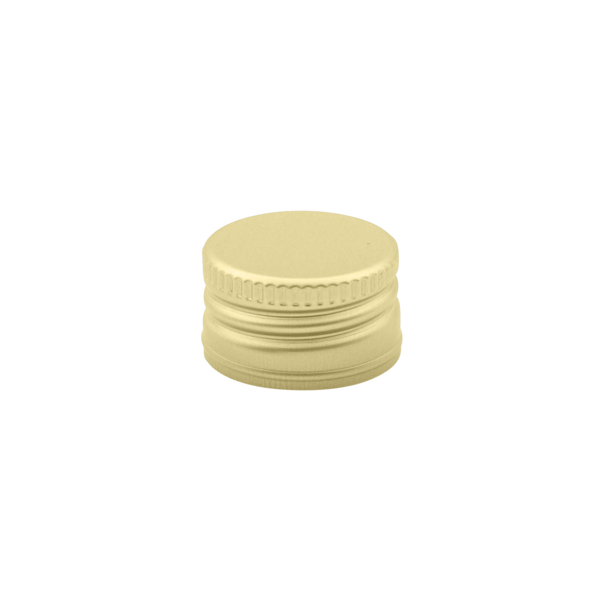 Screw cap, metal, gold, for opening: PP 28 Screw cap, metal, gold, for opening: PP 28