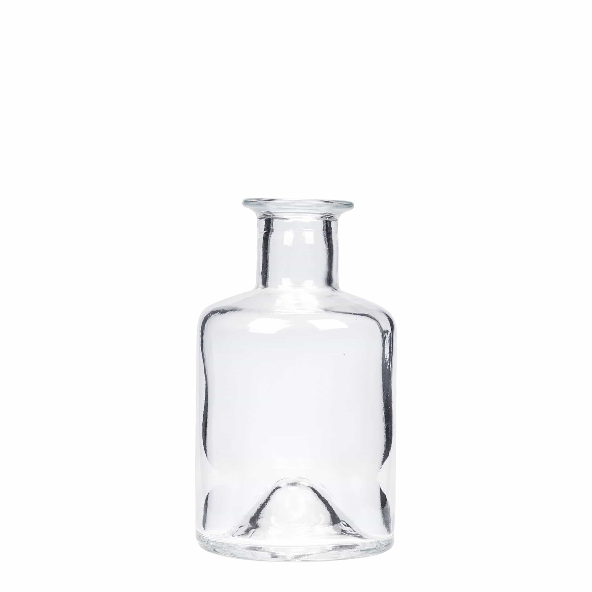 200 ml glass bottle apothecary, opening: cork