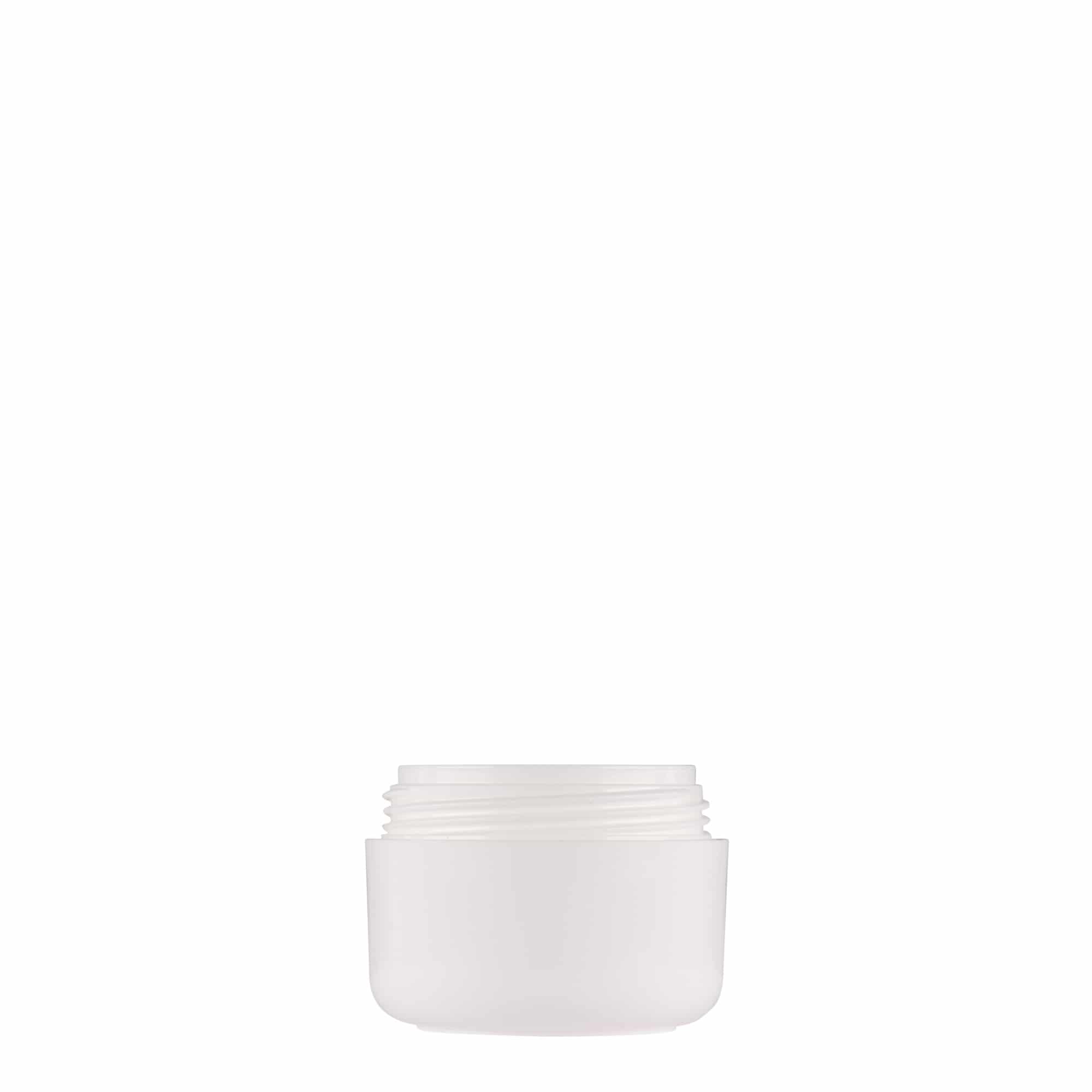 15 ml plastic jar 'Bianca', PP, white, opening: screw cap 15 ml plastic jar 'Bianca', PP, white, opening: screw cap