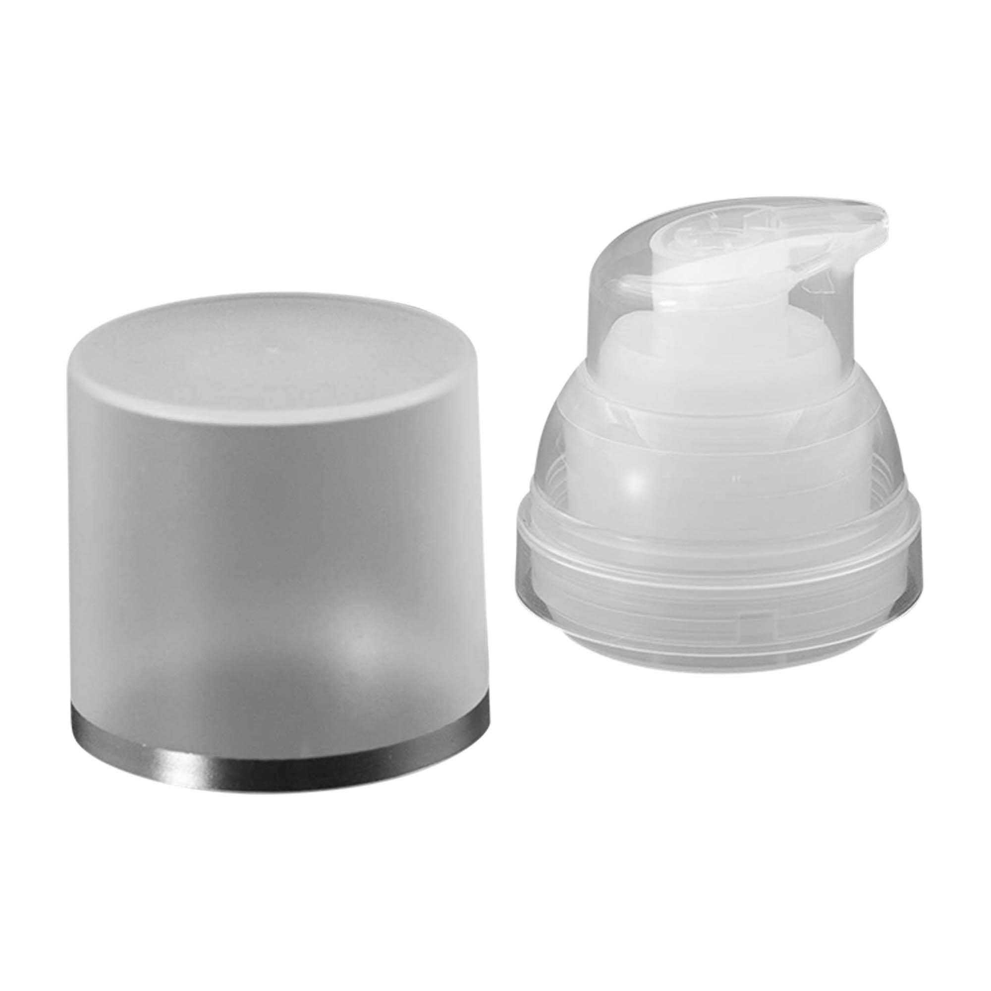 Airless Dispenser Pump Head 'Mezzo', PP Plastic, natural