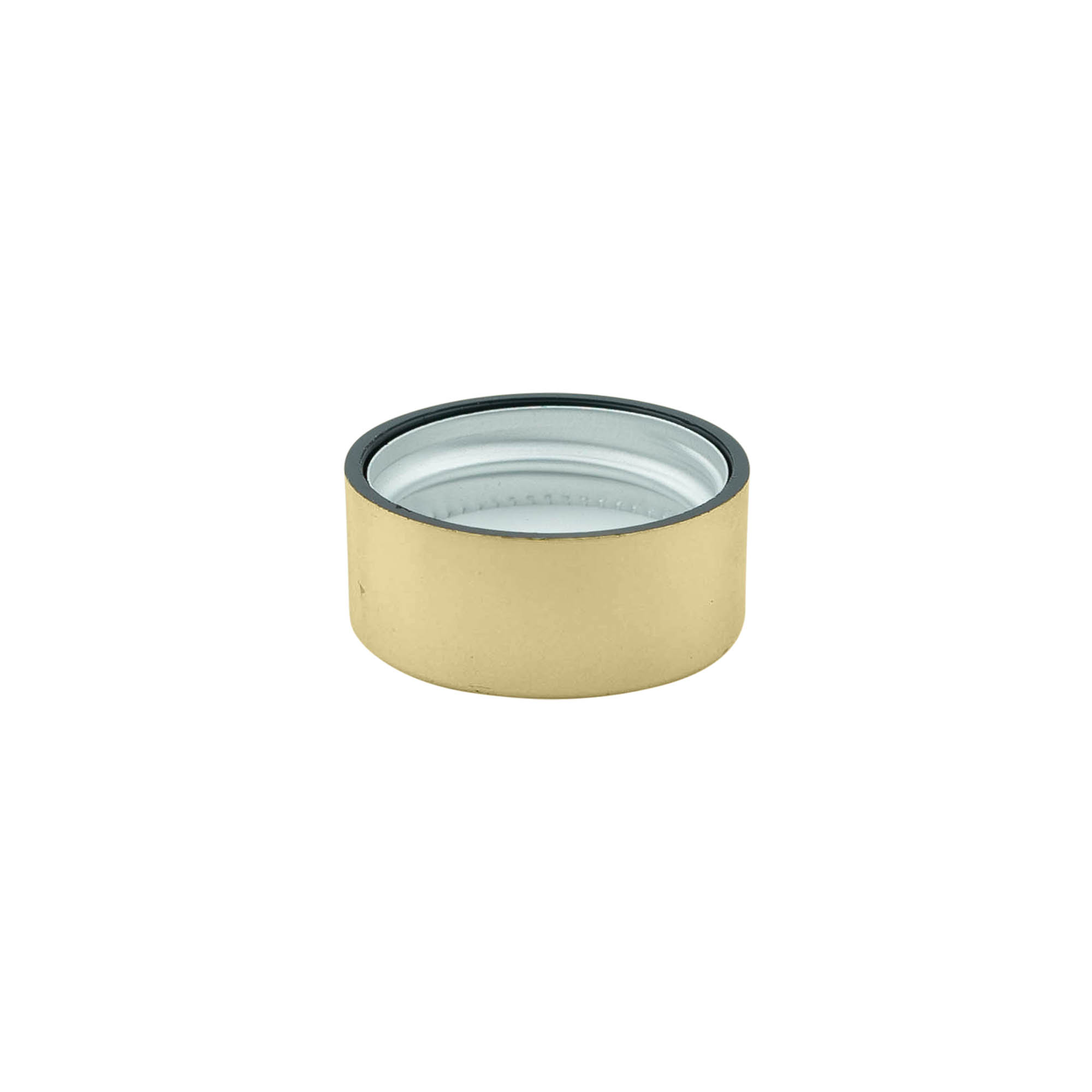 Screw cap, ABS plastic, gold, for opening: GPI 28/400 Screw cap, ABS plastic, gold, for opening: GPI 28/400