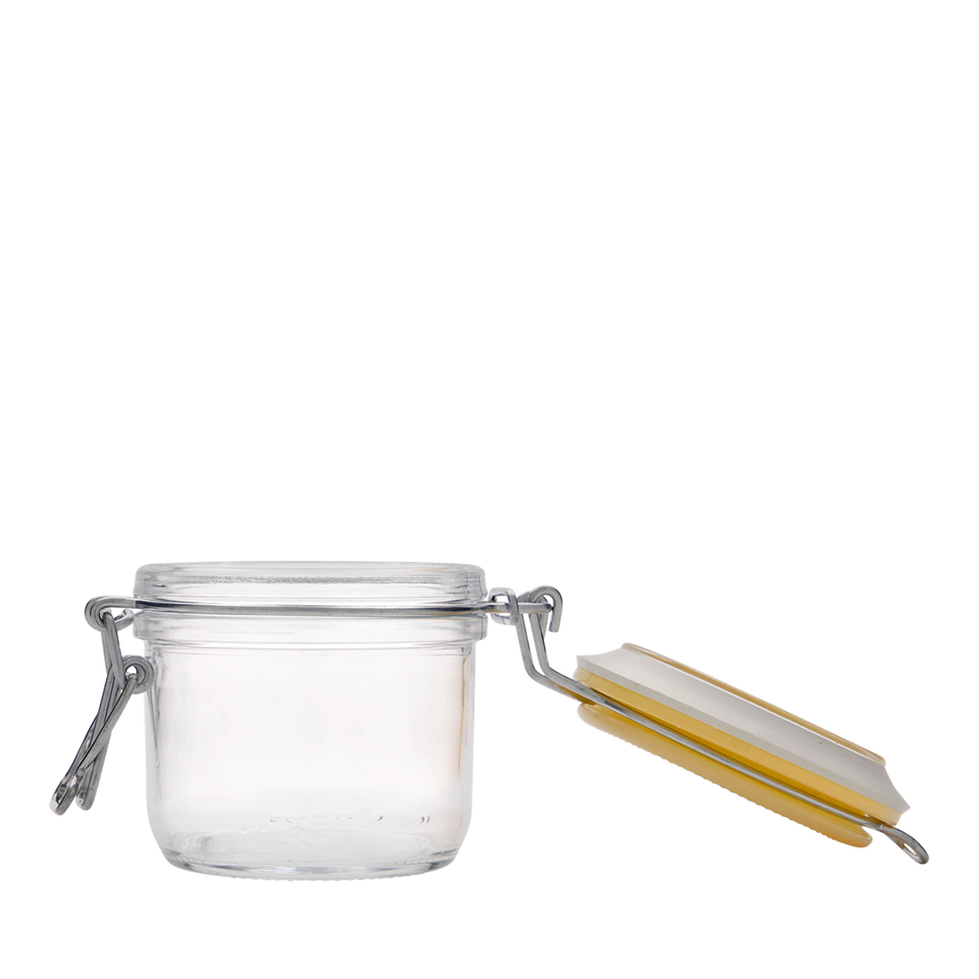 200 ml wire bail jar 'Fido', yellow, opening: wire bail closure 200 ml wire bail jar 'Fido', yellow, opening: wire bail closure