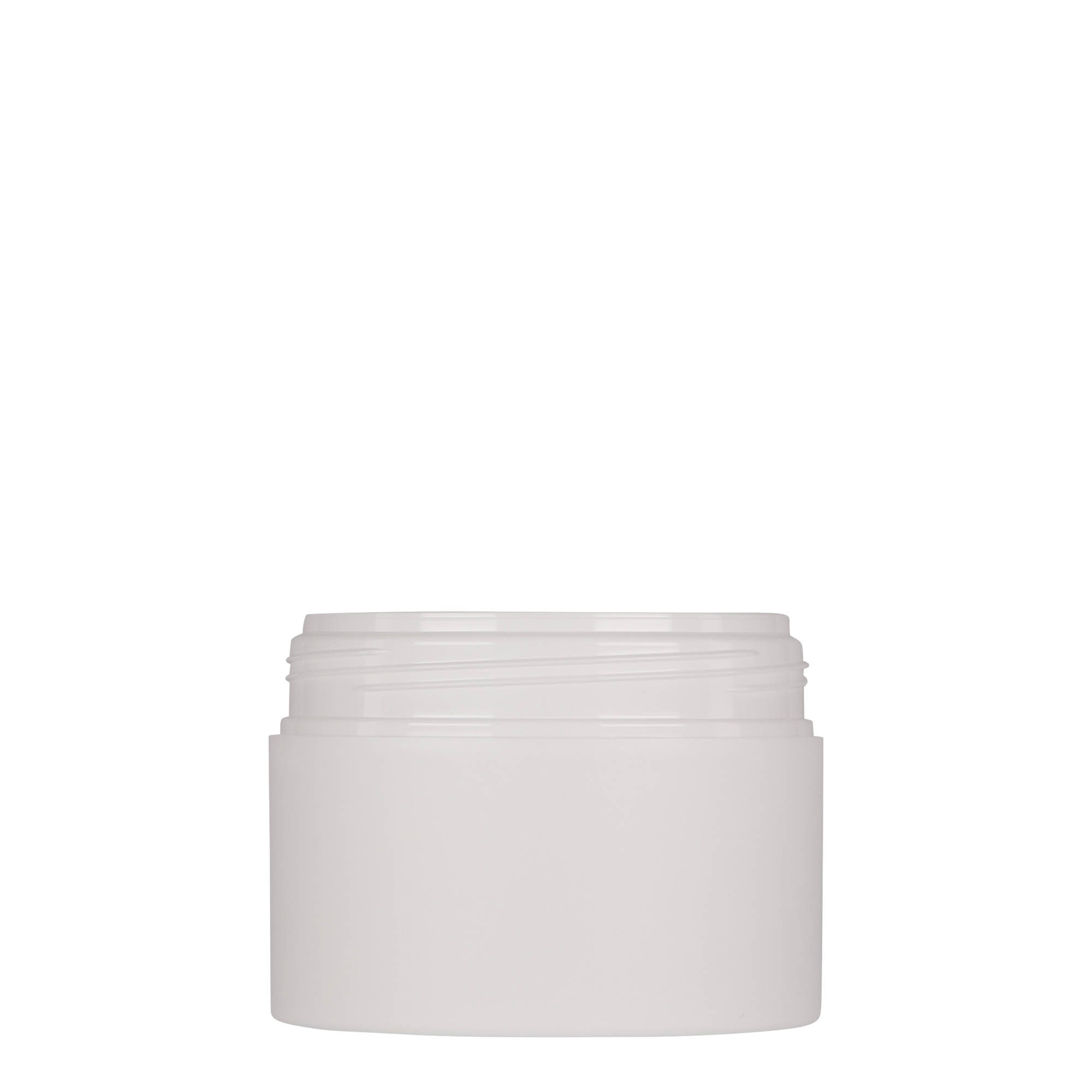 150 ml plastic jar 'Antonella', PP, white, opening: screw cap