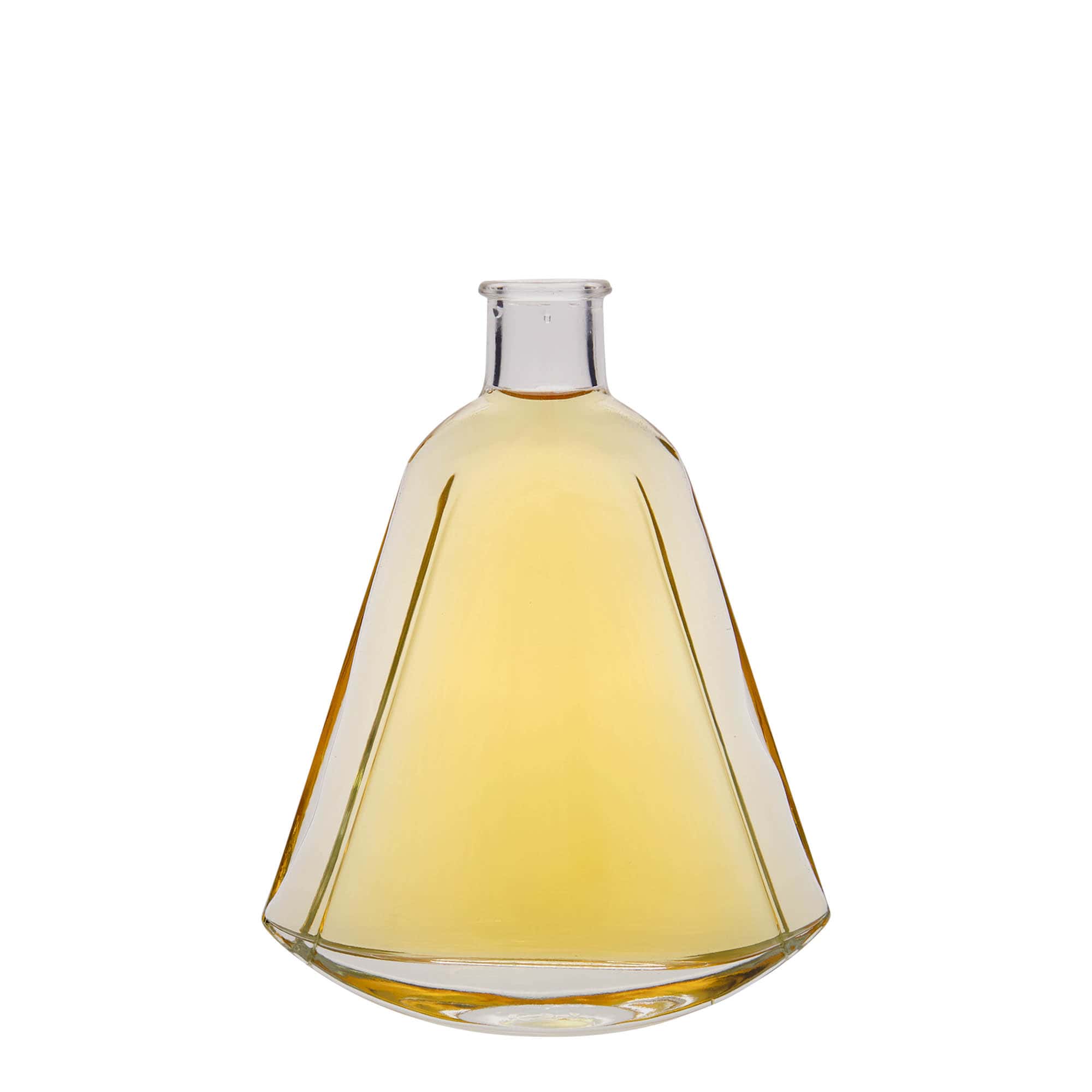 200 ml glass bottle 'Maurizio', oval, opening: cork