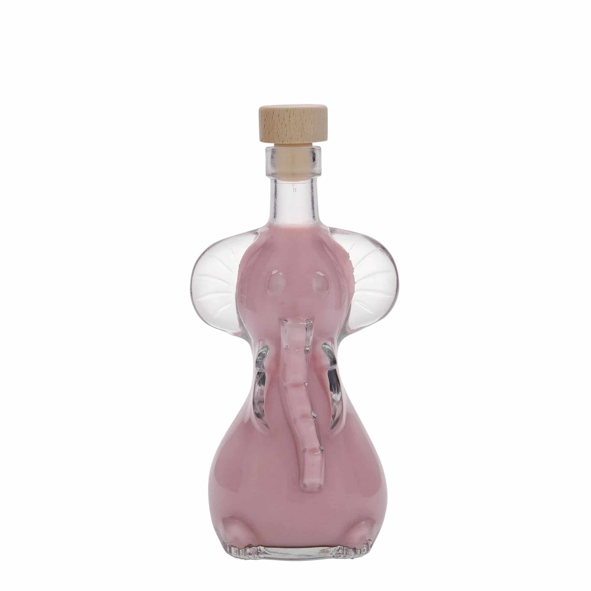 200 ml glass bottle 'Elephant', closure: cork
