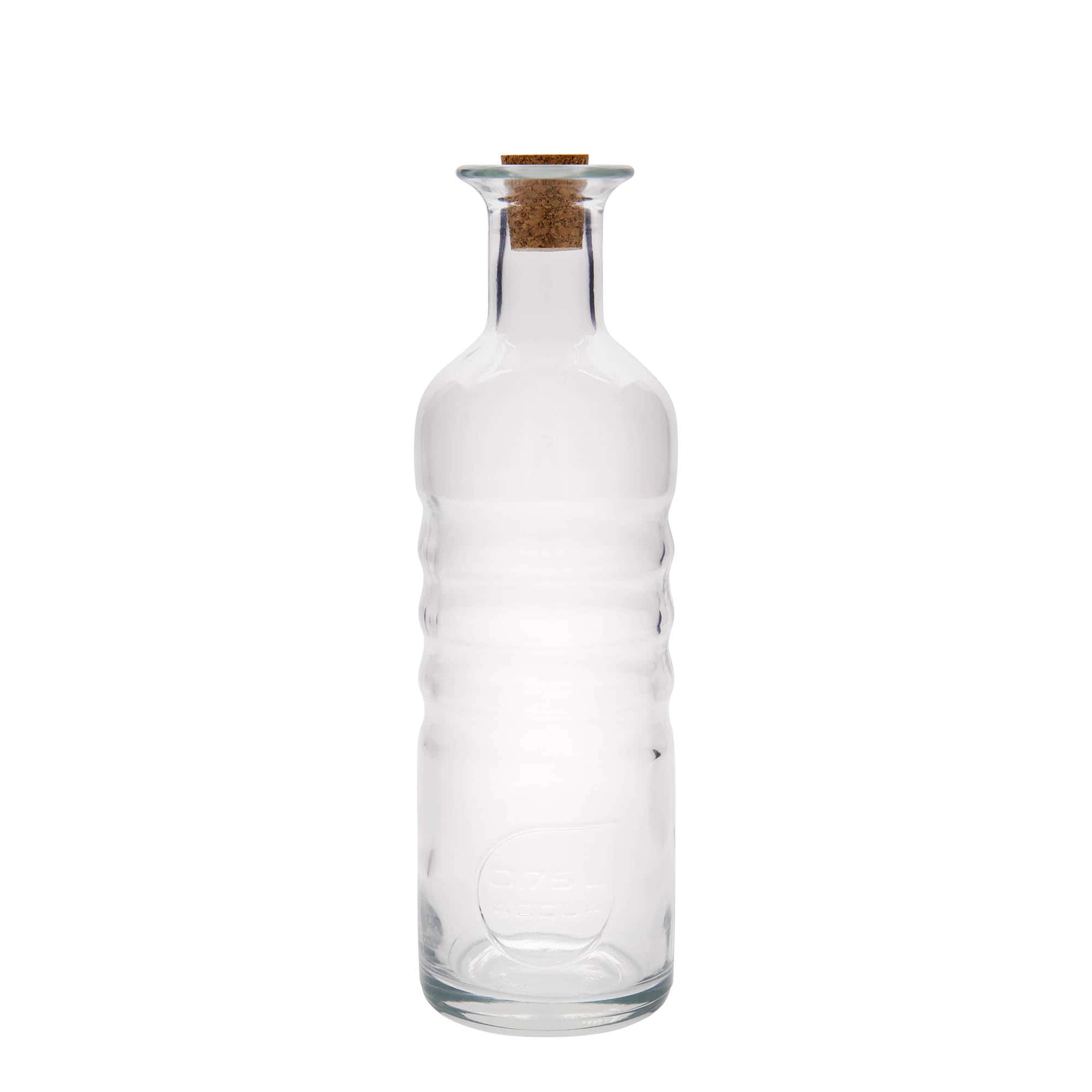 750 ml glass bottle 'Optima Acqua', mouth: cork