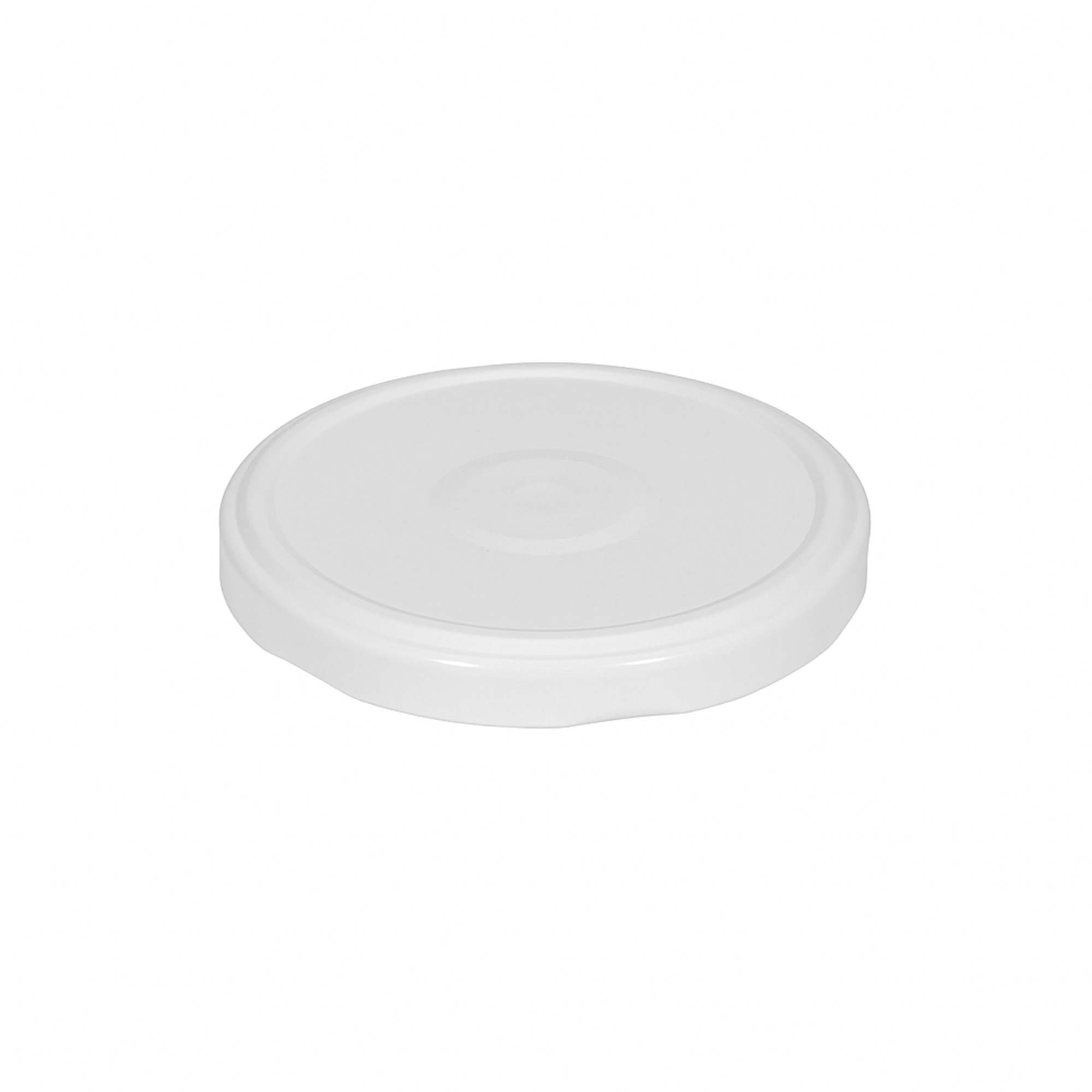 Twist-off lid, tinplate, white, for opening: TO 100 Twist-off lid, tinplate, white, for opening: TO 100