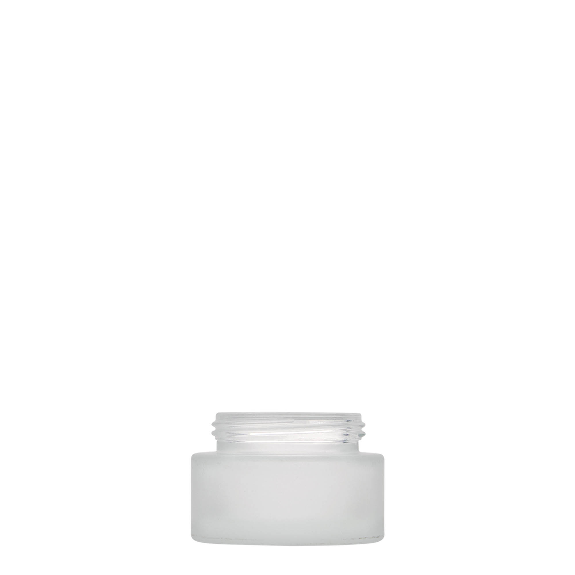 15 ml jar 'Platinum Edition', glass, frosted, opening: screw cap 15 ml jar 'Platinum Edition', glass, frosted, opening: screw cap