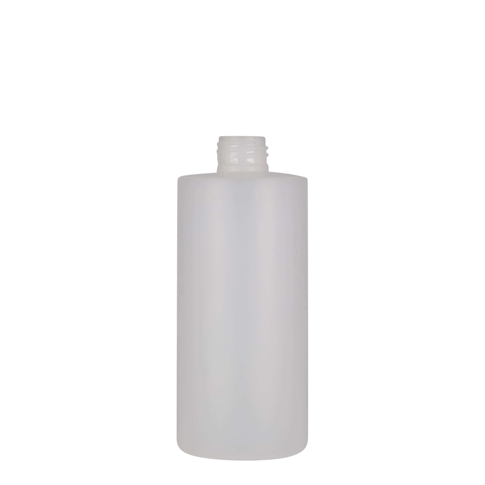 300 ml plastic bottle 'Pipe', HDPE, white, closure: GPI 24/410