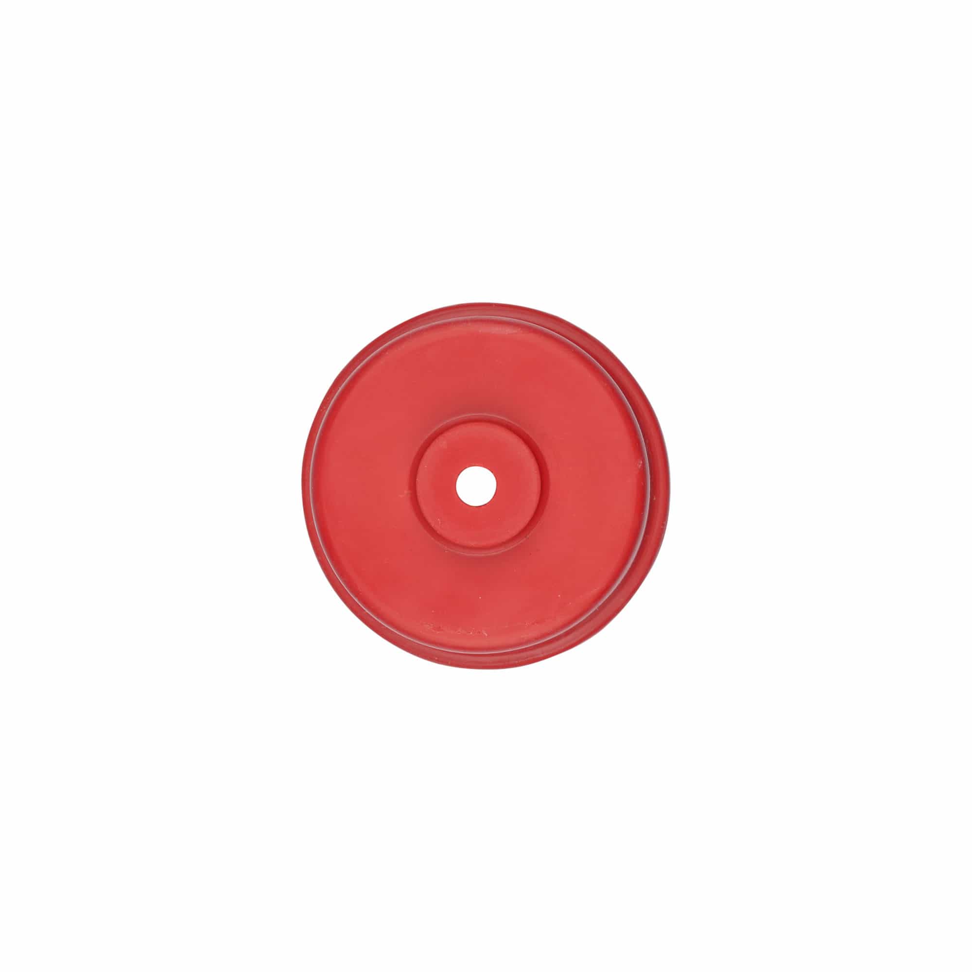 Fermentation cap type 5, rubber, red