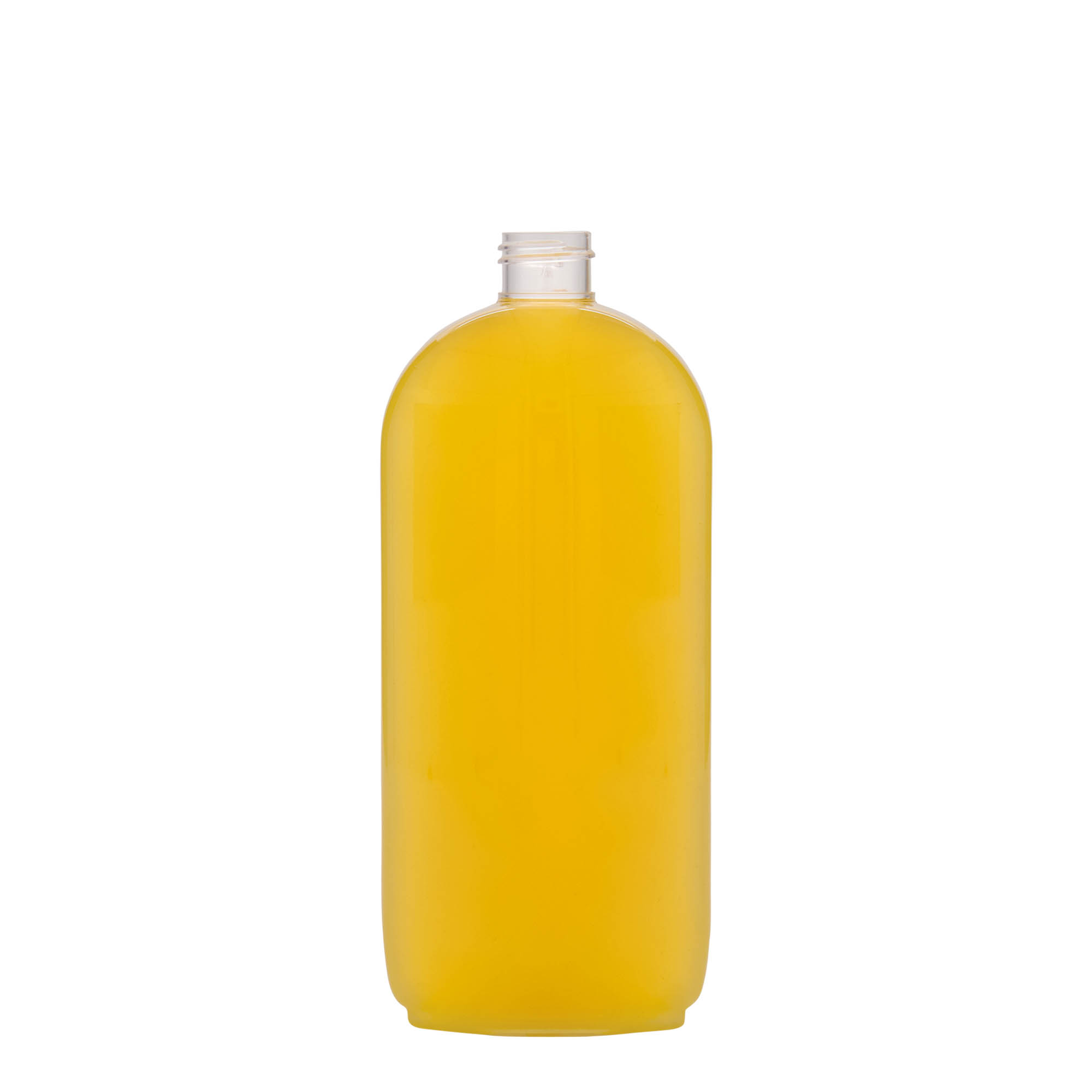 500 ml PET bottle ‘Iris’, oval, plastic, neck: 24/410