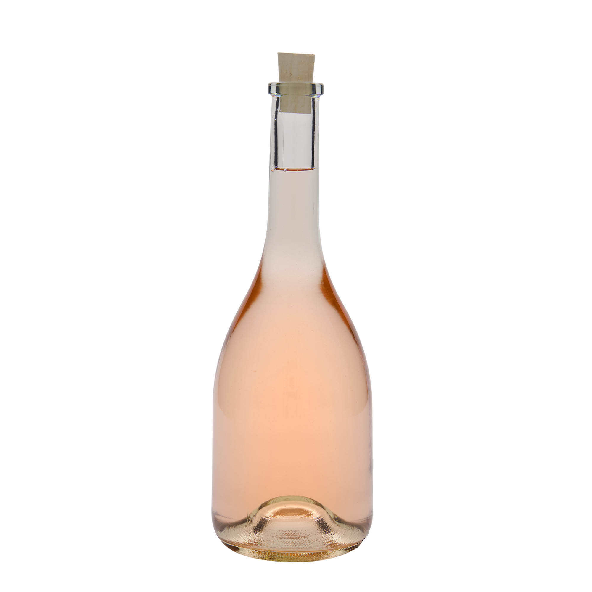 750 ml glass bottle 'Rustica', opening: cork