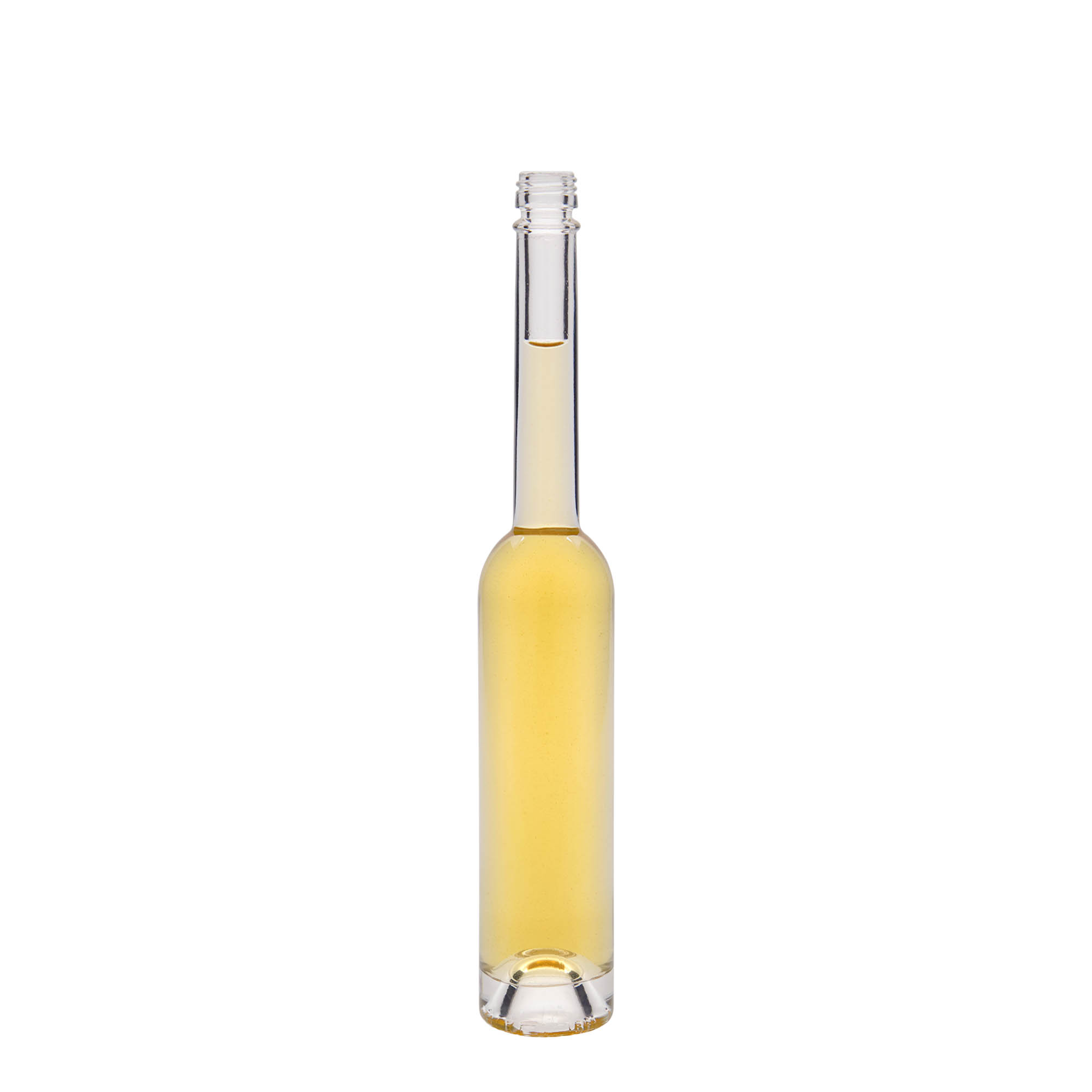 100 ml glass bottle ‘Platina’, opening: PP 18
