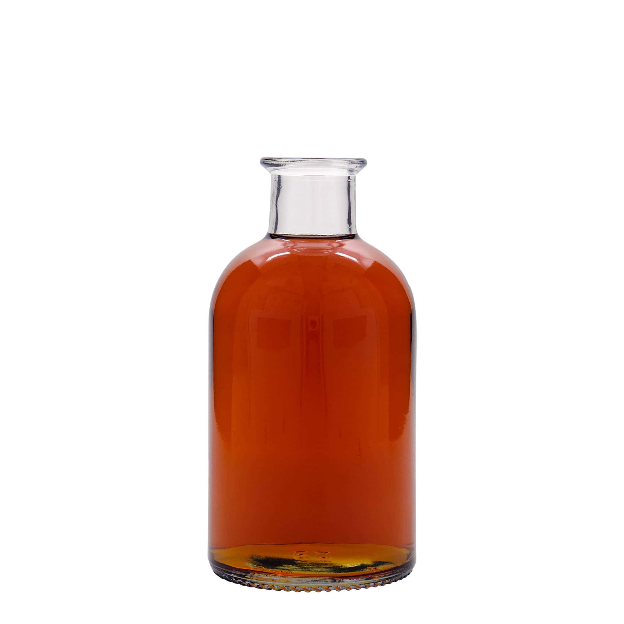 500 ml glass bottle apothecary 'Italia', opening: cork 500 ml glass bottle apothecary 'Italia', opening: cork