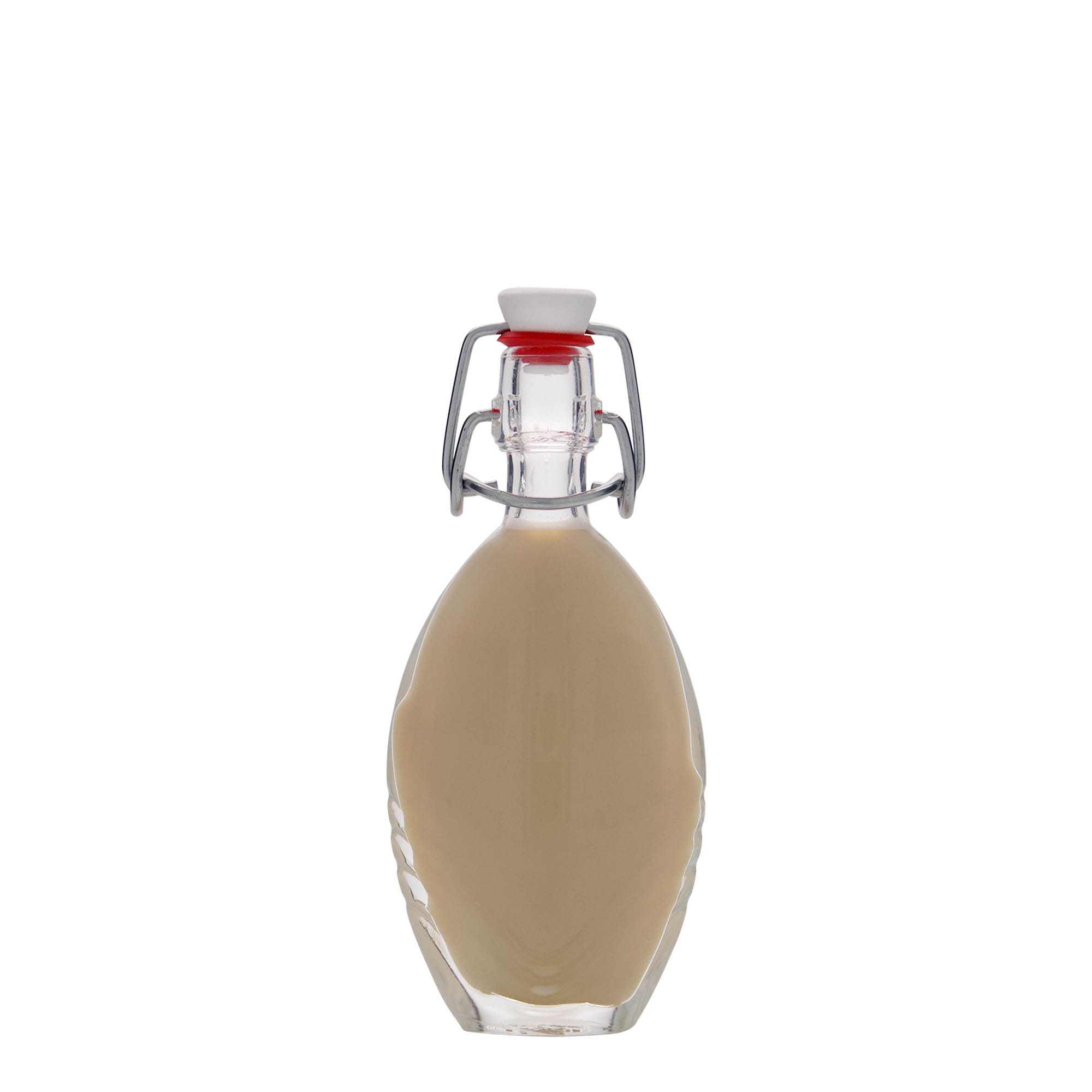 40 ml glass bottle 'Florence', oval, opening: swing top closure