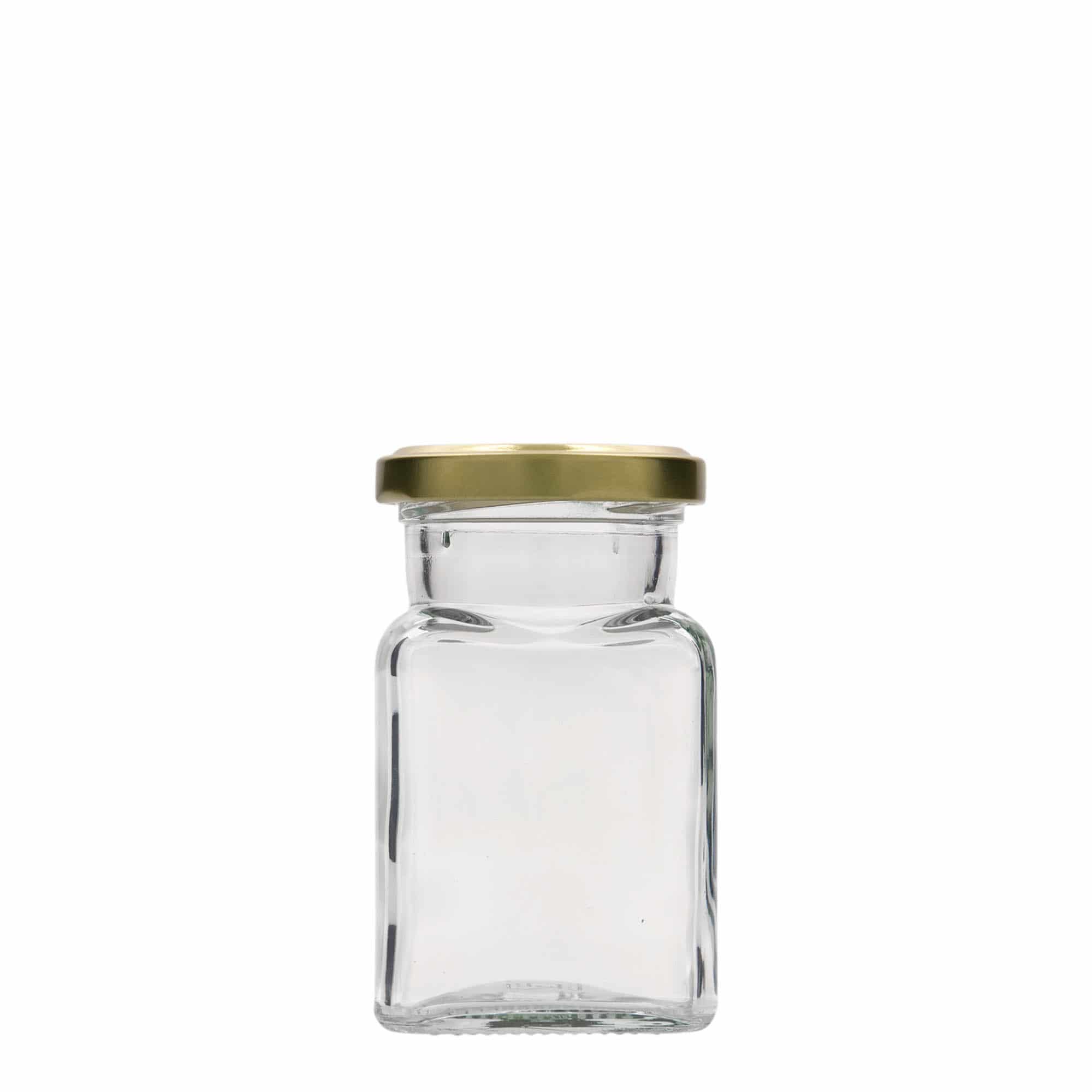 150 ml square jar, closure: twist off (TO 53)
