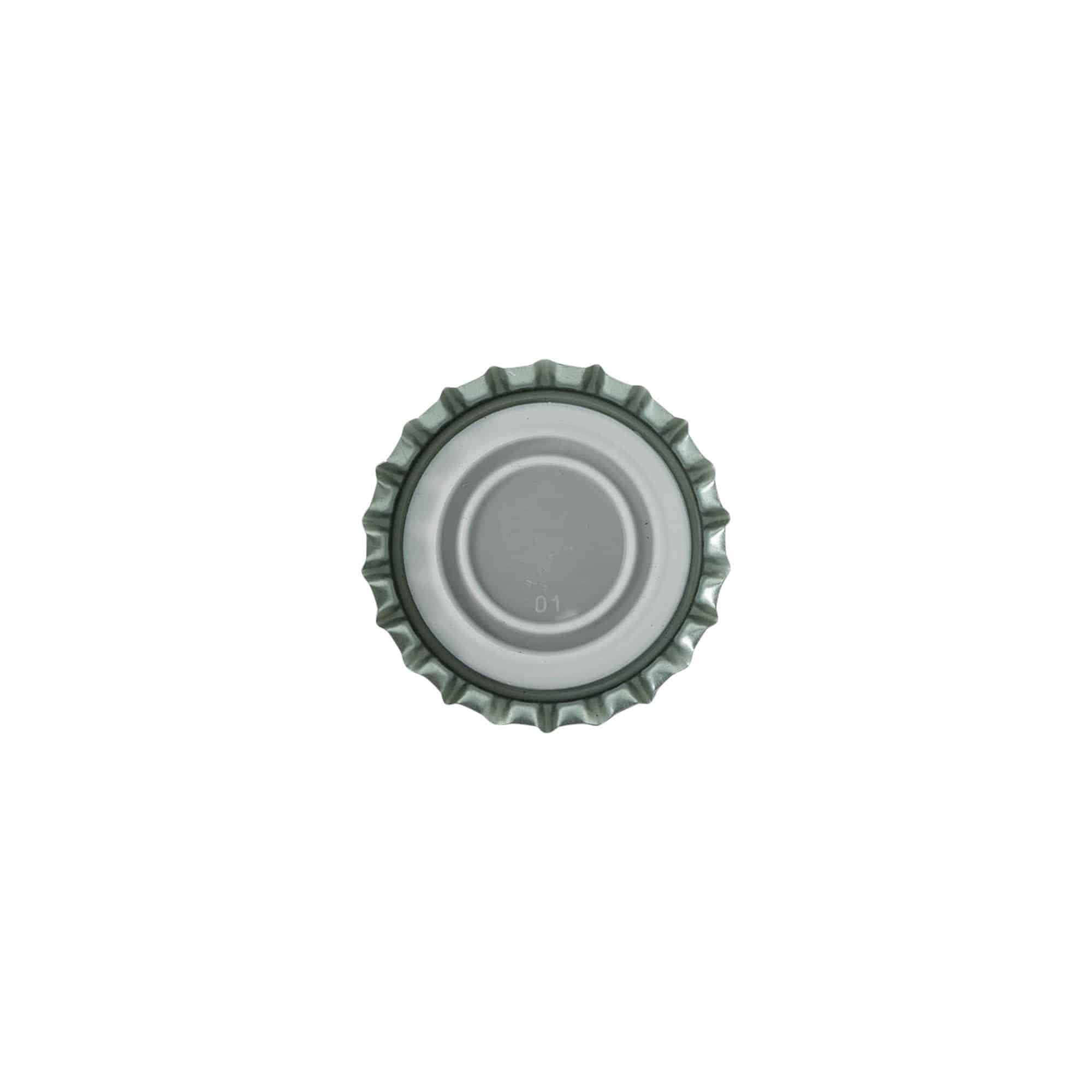 Crown caps 29 mm, metal, black Crown caps 29 mm, metal, black