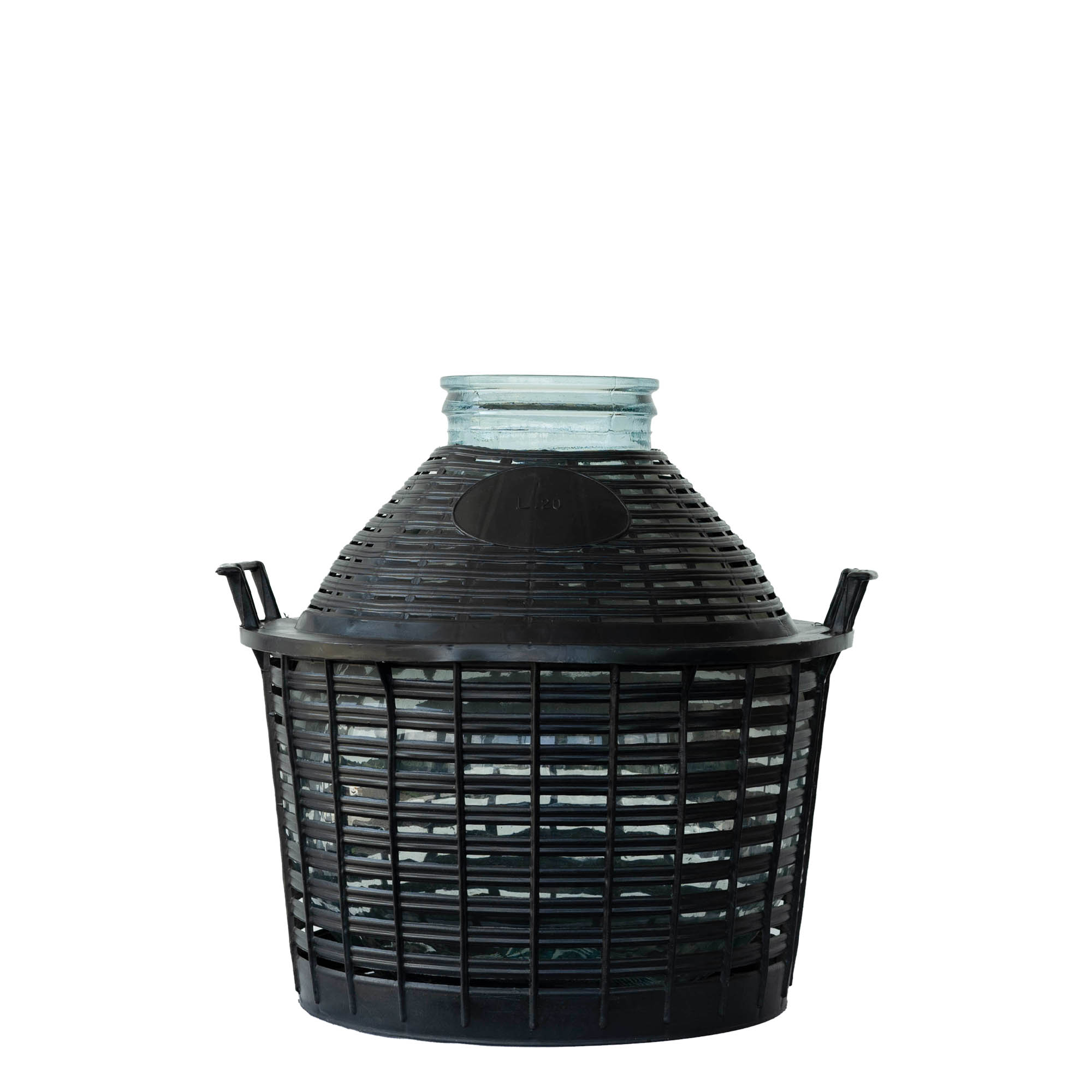 20 l Wide-neck glass bottle, opening: screw cap