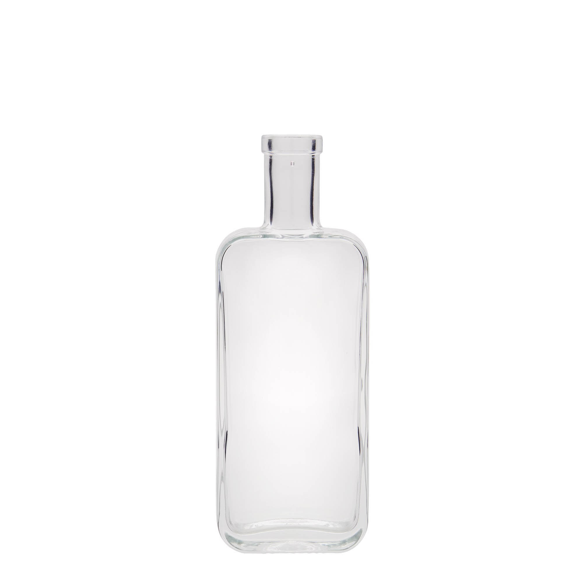 200 ml glass bottle 'Nice', rectangular, opening: cork 200 ml glass bottle 'Nice', rectangular, opening: cork