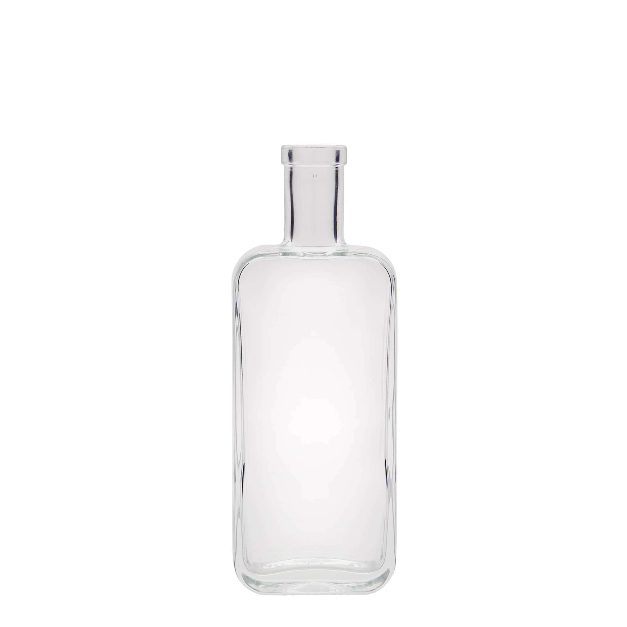 200 ml glass bottle 'Nice', rectangular, opening: cork