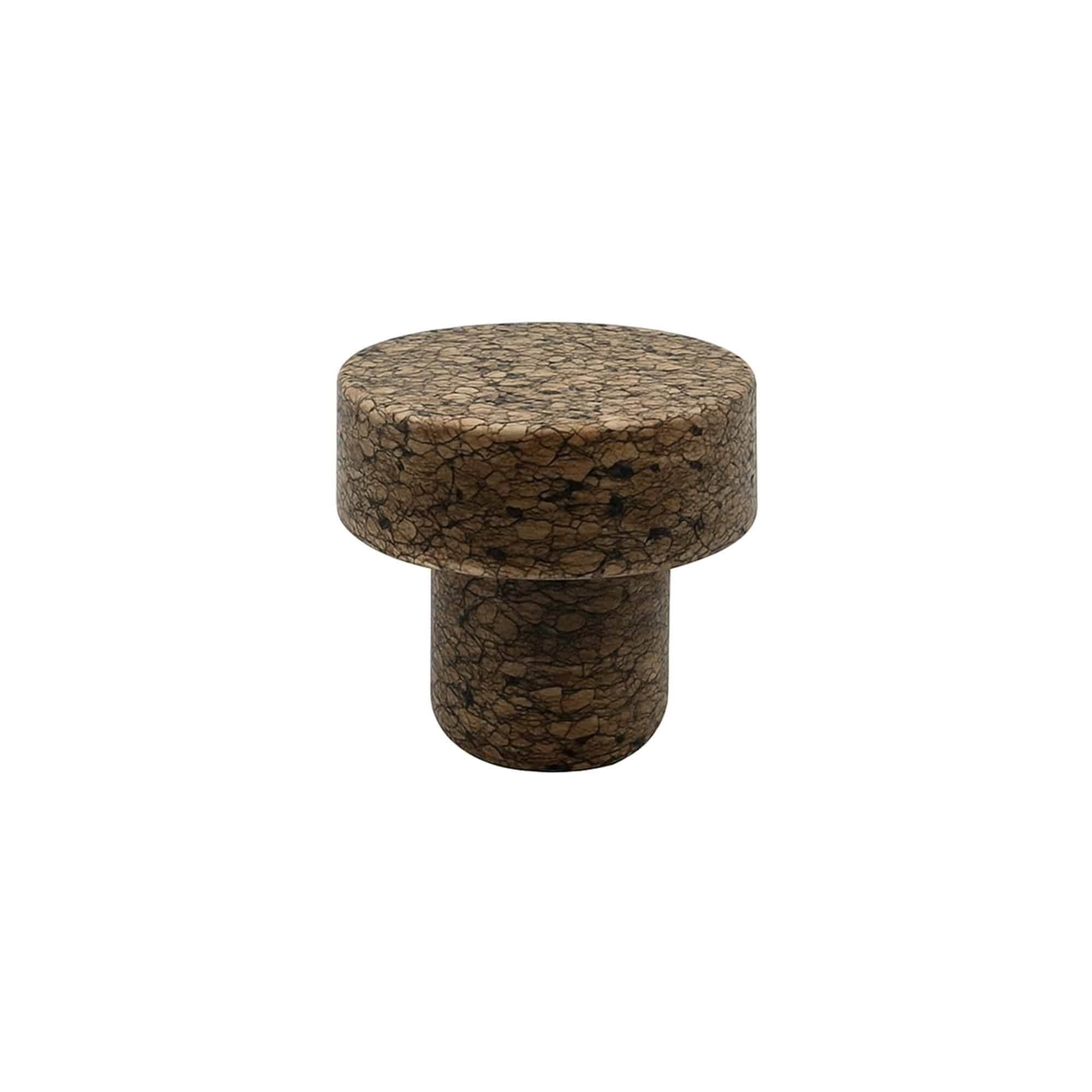 Grip cork 'Sharp' 22.5 mm, Corkcoal, for opening: cork disc opening