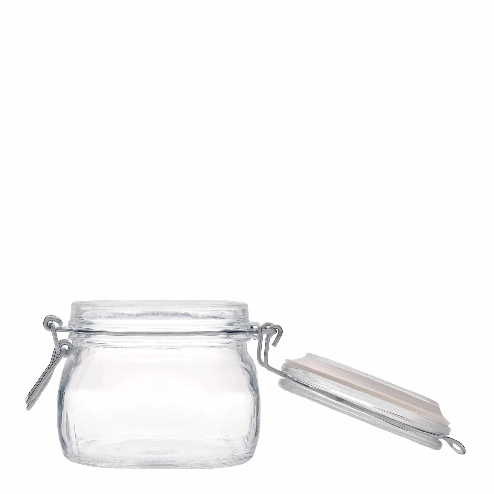 500 ml clip top jar 'Fido', square, closure: clip top