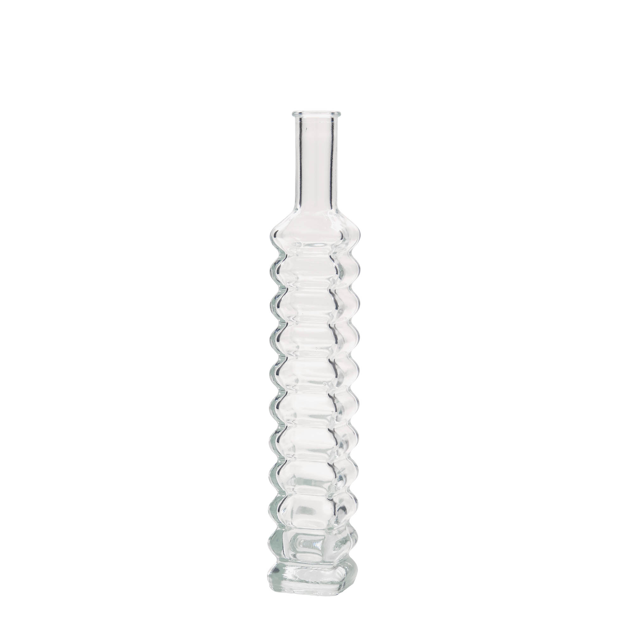 100 ml glass bottle 'Roma', square, opening: cork