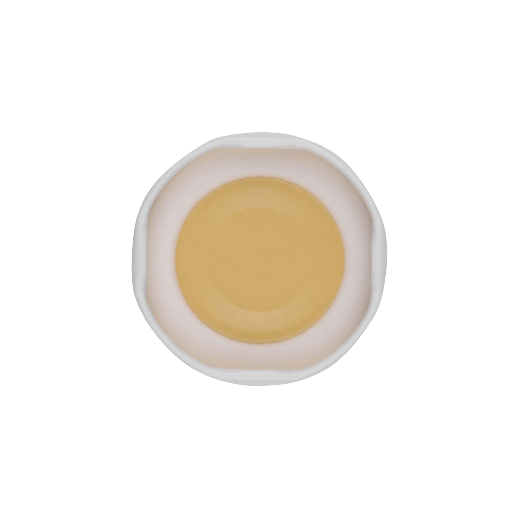 Twist-off lid, tinplate, white, for opening: TO 43 Twist-off lid, tinplate, white, for opening: TO 43