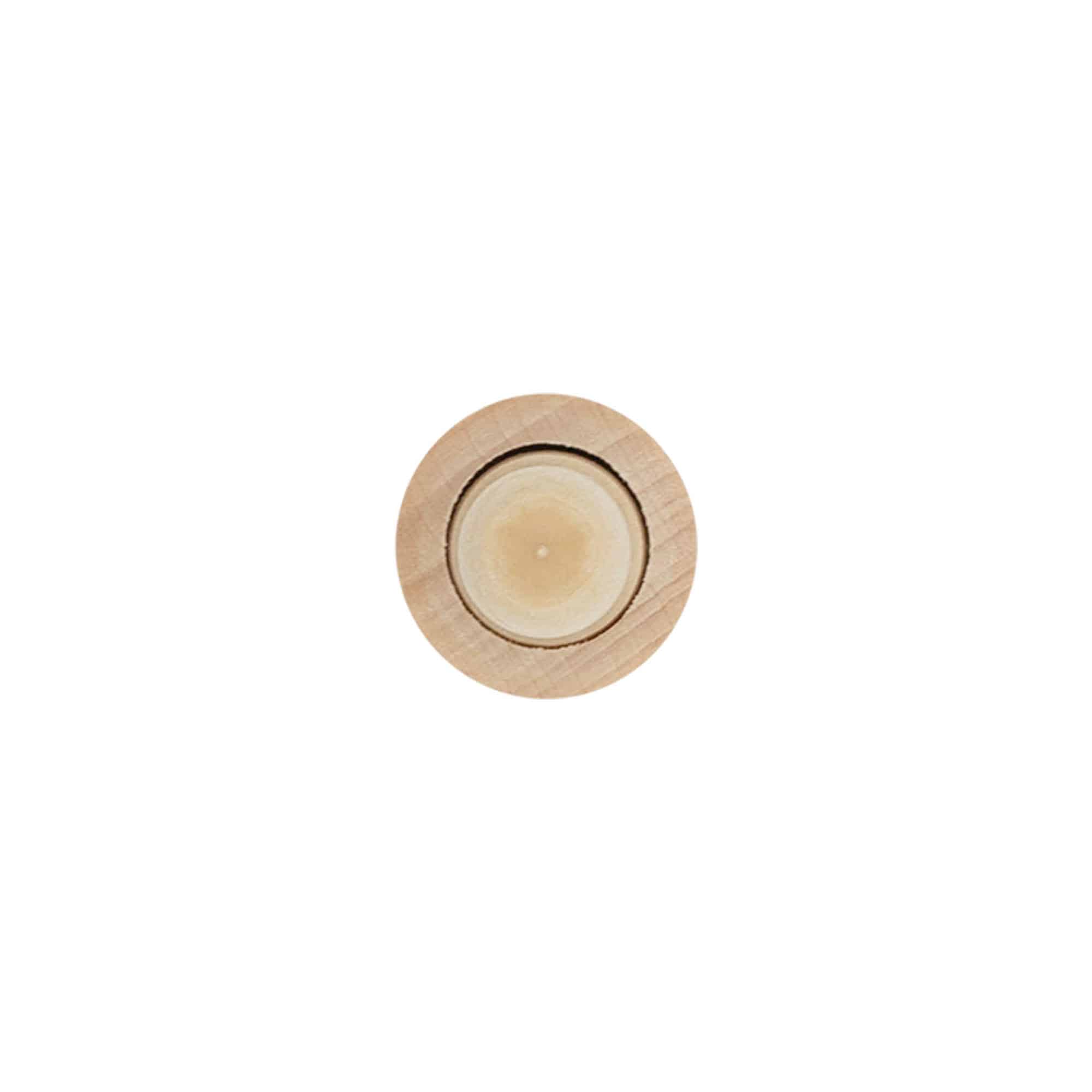 Handle corks 16 mm, wood/plastic, for opening: cork
