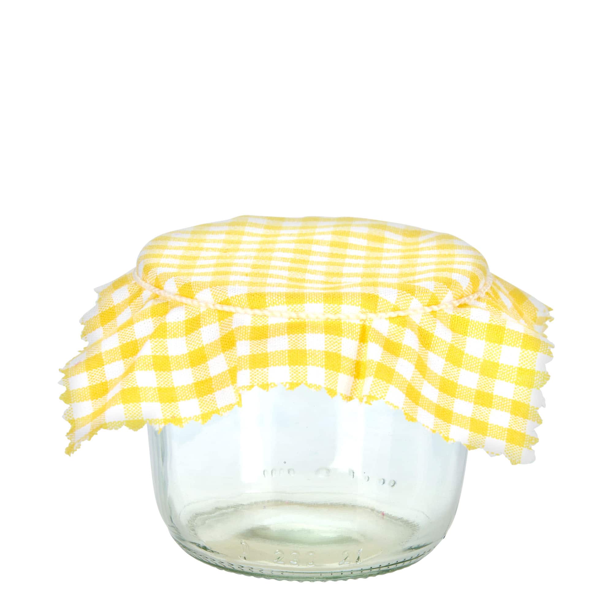 Checked fabric napkin 12x12, square, textile, yellow, opening: TO38-TO53