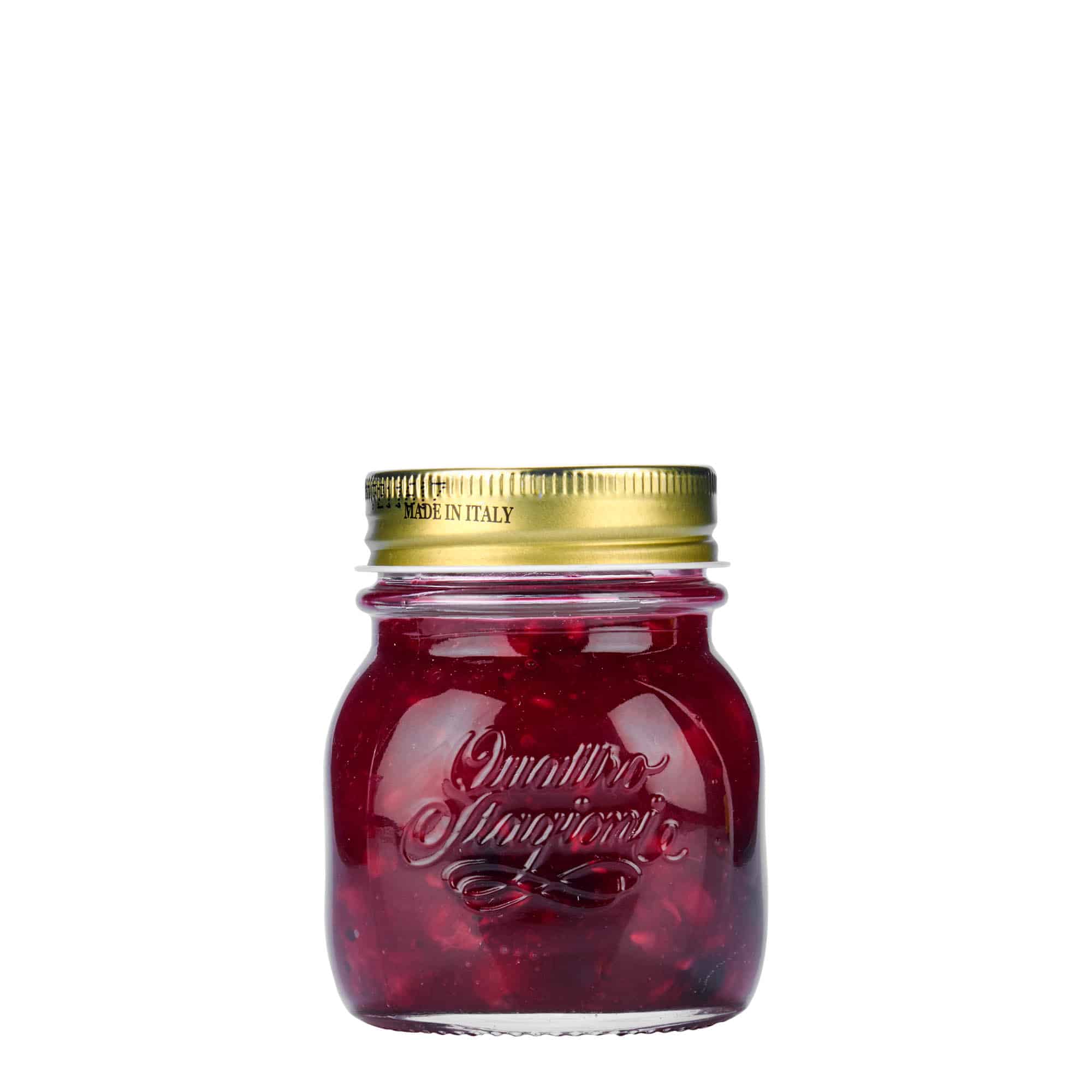 150 ml glass ‘Quattro Stagioni’, opening: screw cap