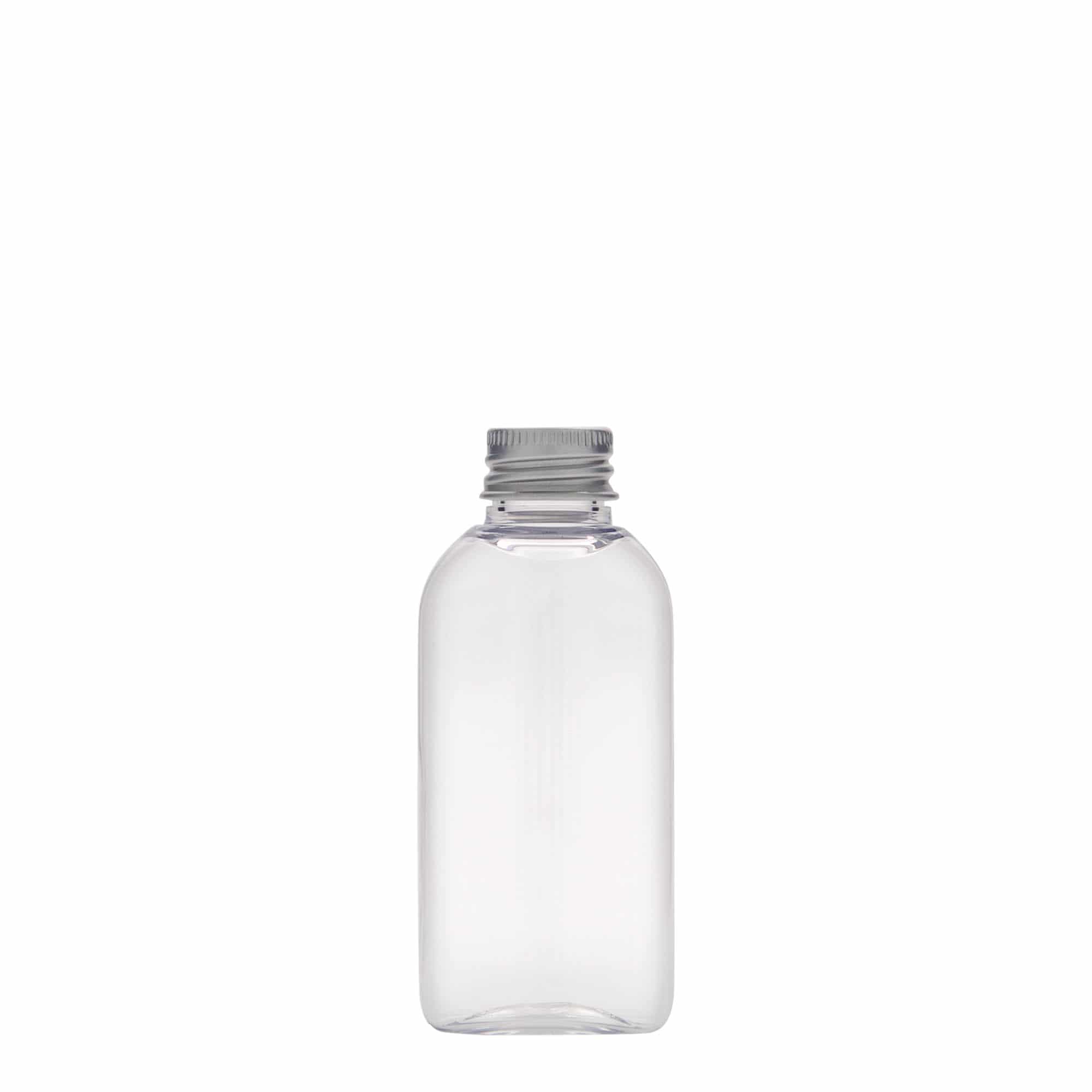 50 ml PET bottle ‘Iris’, oval, plastic, opening: 20/410