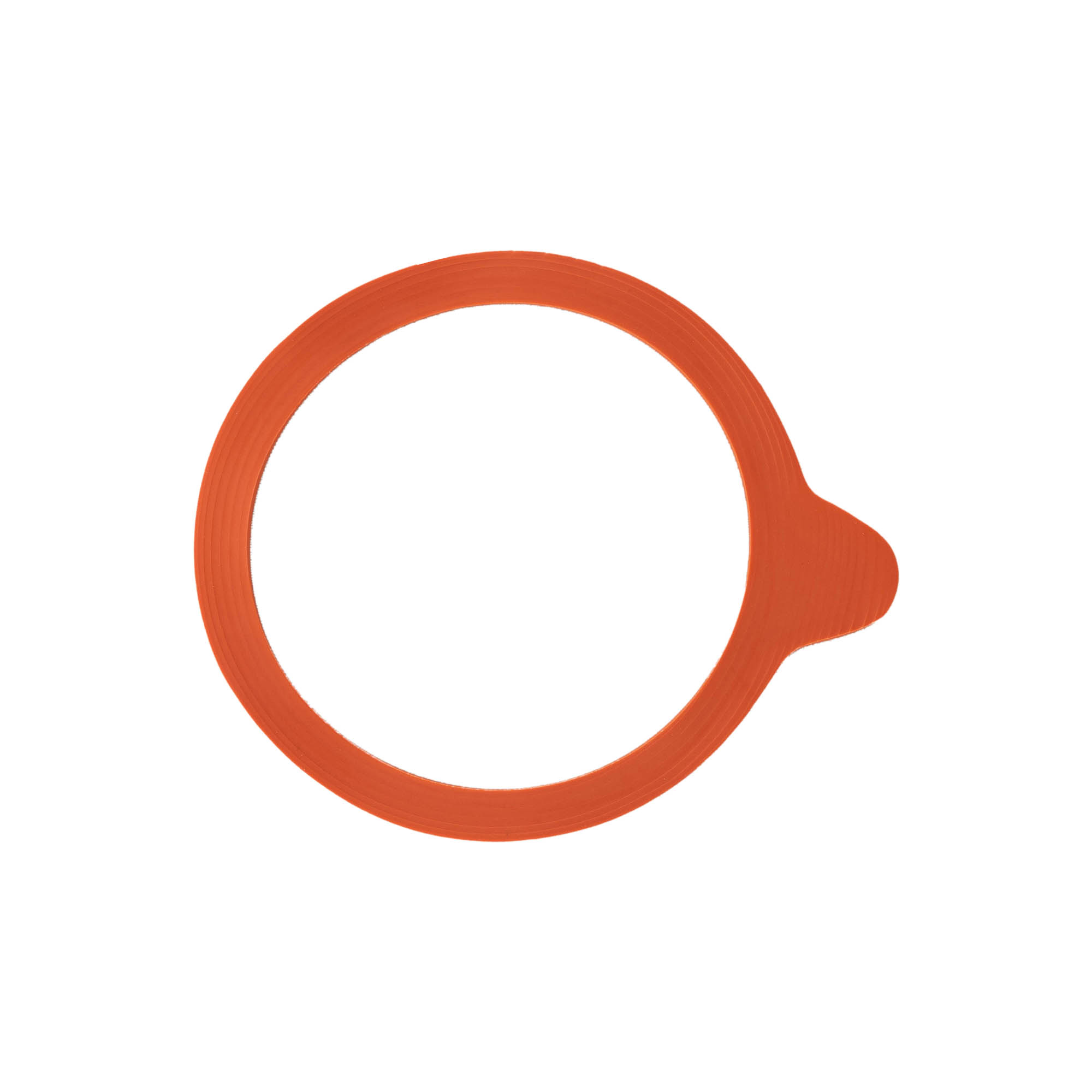 WECK preserving ring RR80, red, opening: round rim