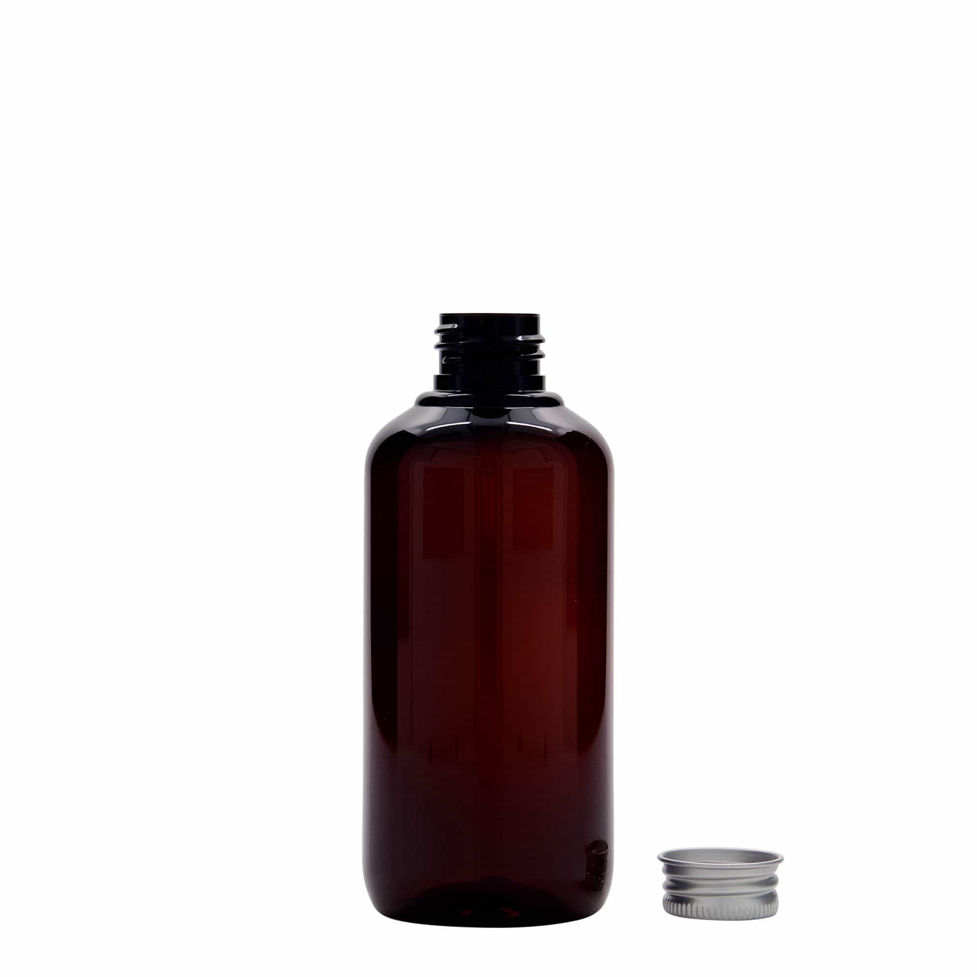 200 ml recycled plastic bottle 'Victor's Best', PCR, brown, opening: 24/410