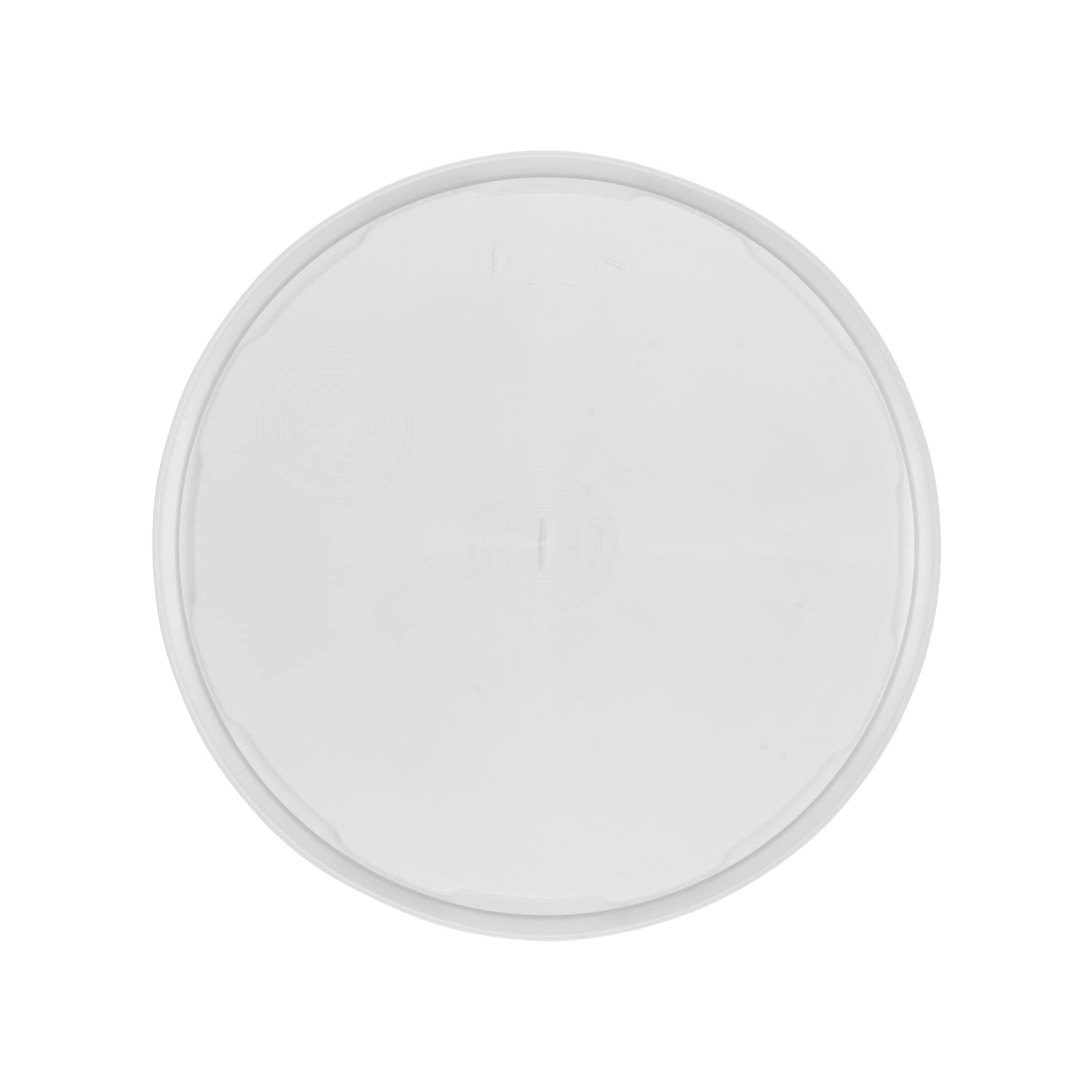 Lid for 12.5 l bucket, PP plastic, white Lid for 12.5 l bucket, PP plastic, white