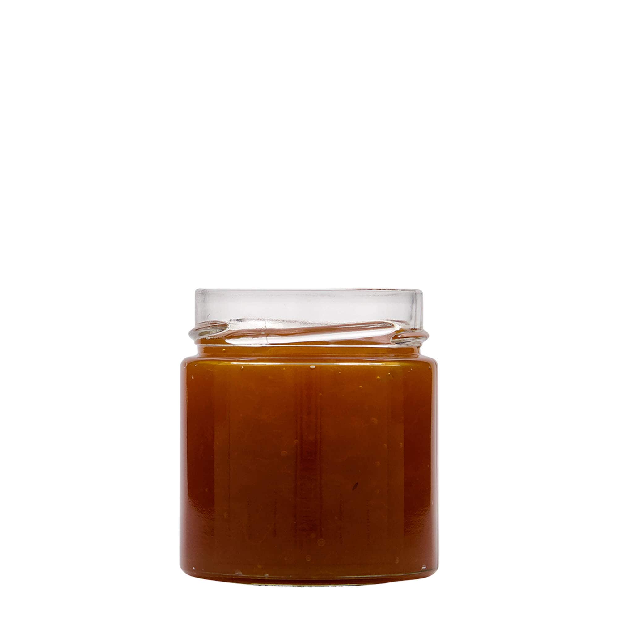 220 ml round glass 'Aurora', opening: Deep-Twist-Off (DTO 66)