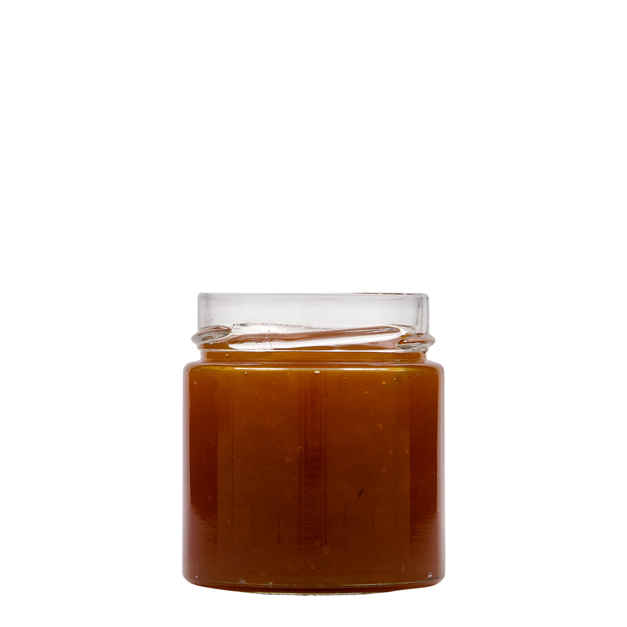 220 ml round glass ‘Aurora’, opening: Deep-Twist-off (DTO 66)