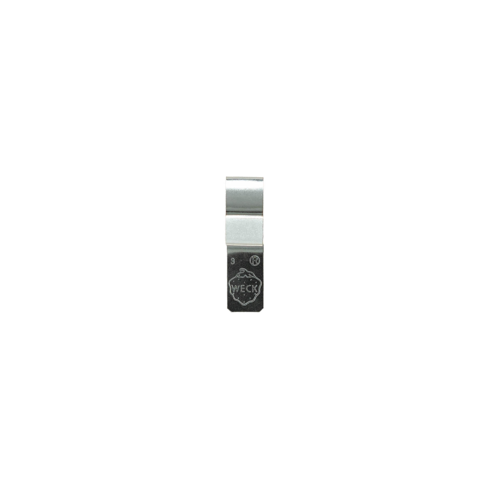 WECK clip, stainless steel, silver WECK clip, stainless steel, silver