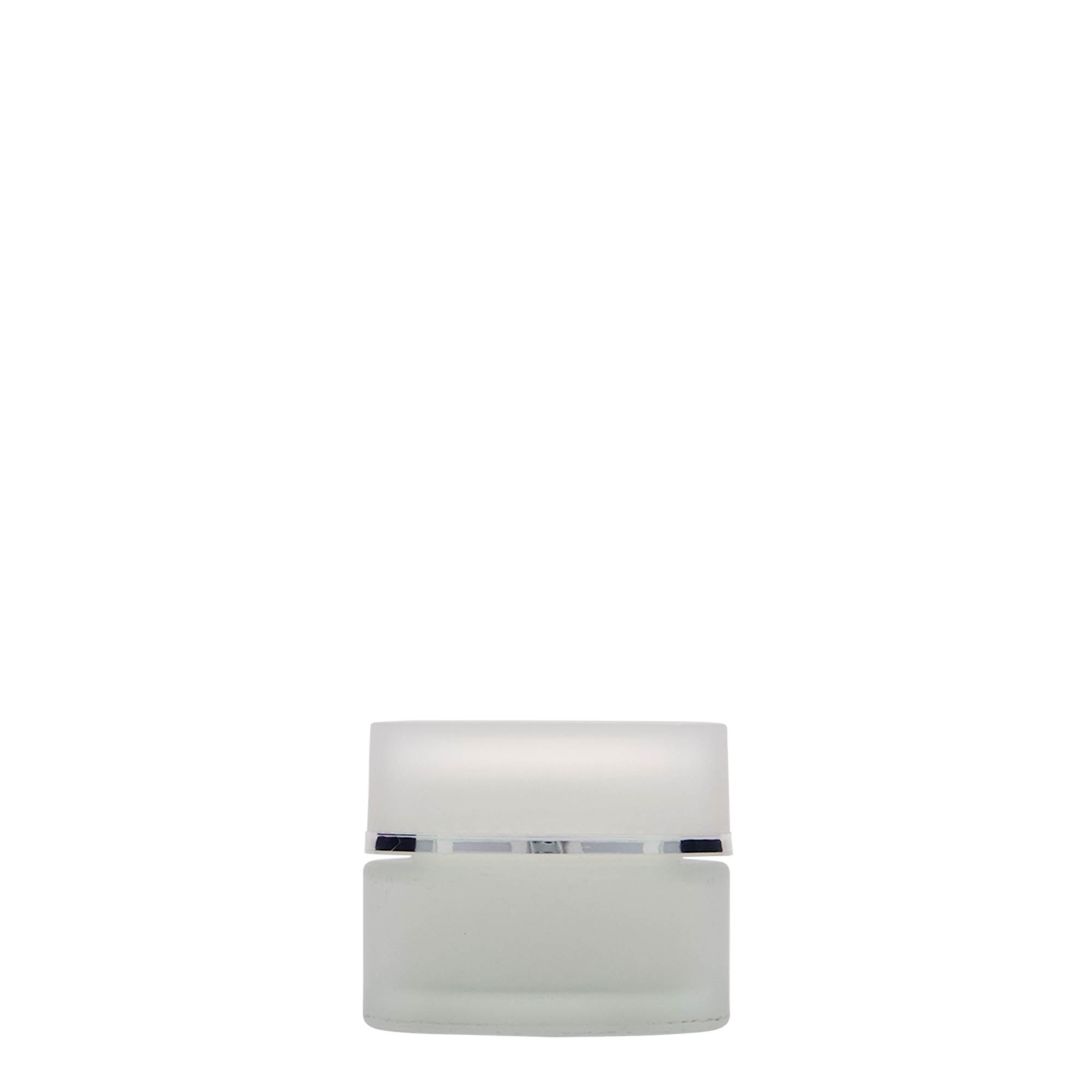 15 ml jar 'Platinum Edition', glass, frosted, opening: screw cap 15 ml jar 'Platinum Edition', glass, frosted, opening: screw cap