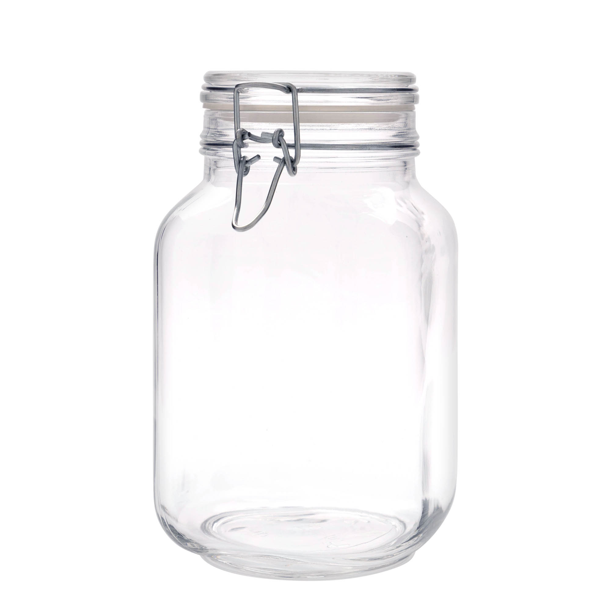 2,000 ml wire bail jar 'Fido', square, opening: wire bail closure 2,000 ml wire bail jar 'Fido', square, opening: wire bail closure