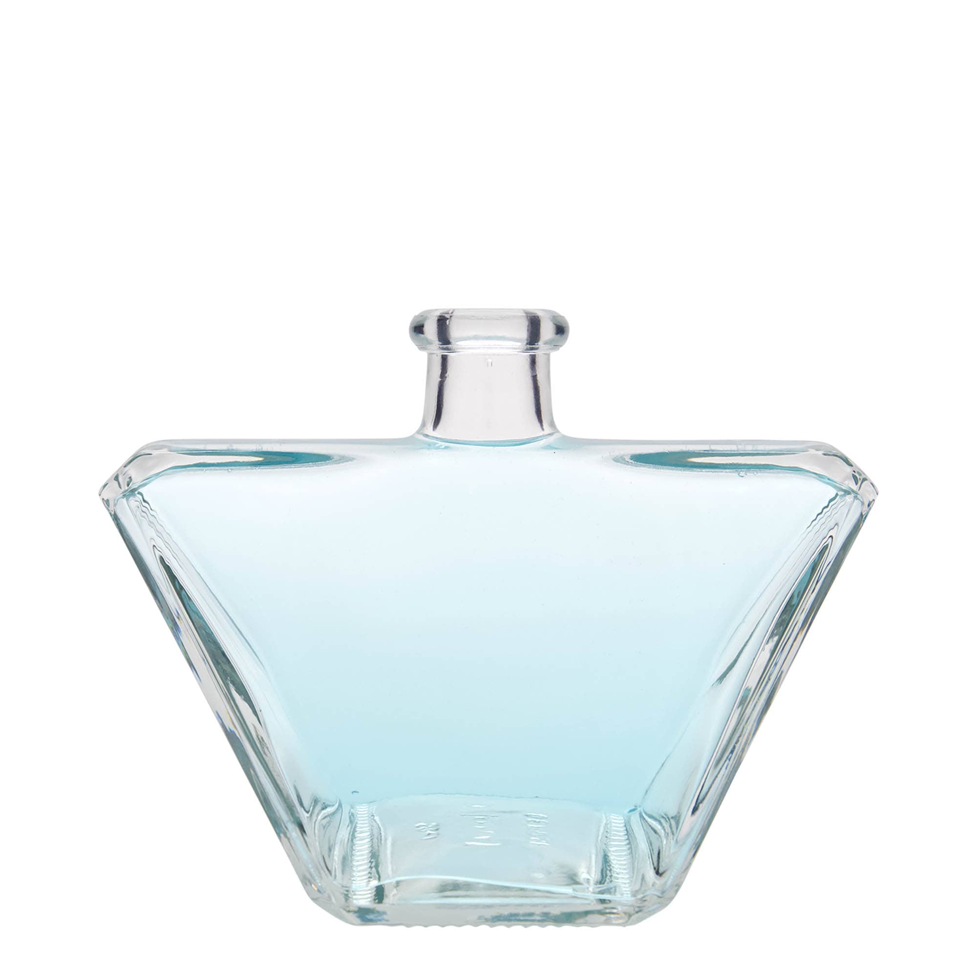 500 ml glass bottle 'Charly', rectangular, opening: cork