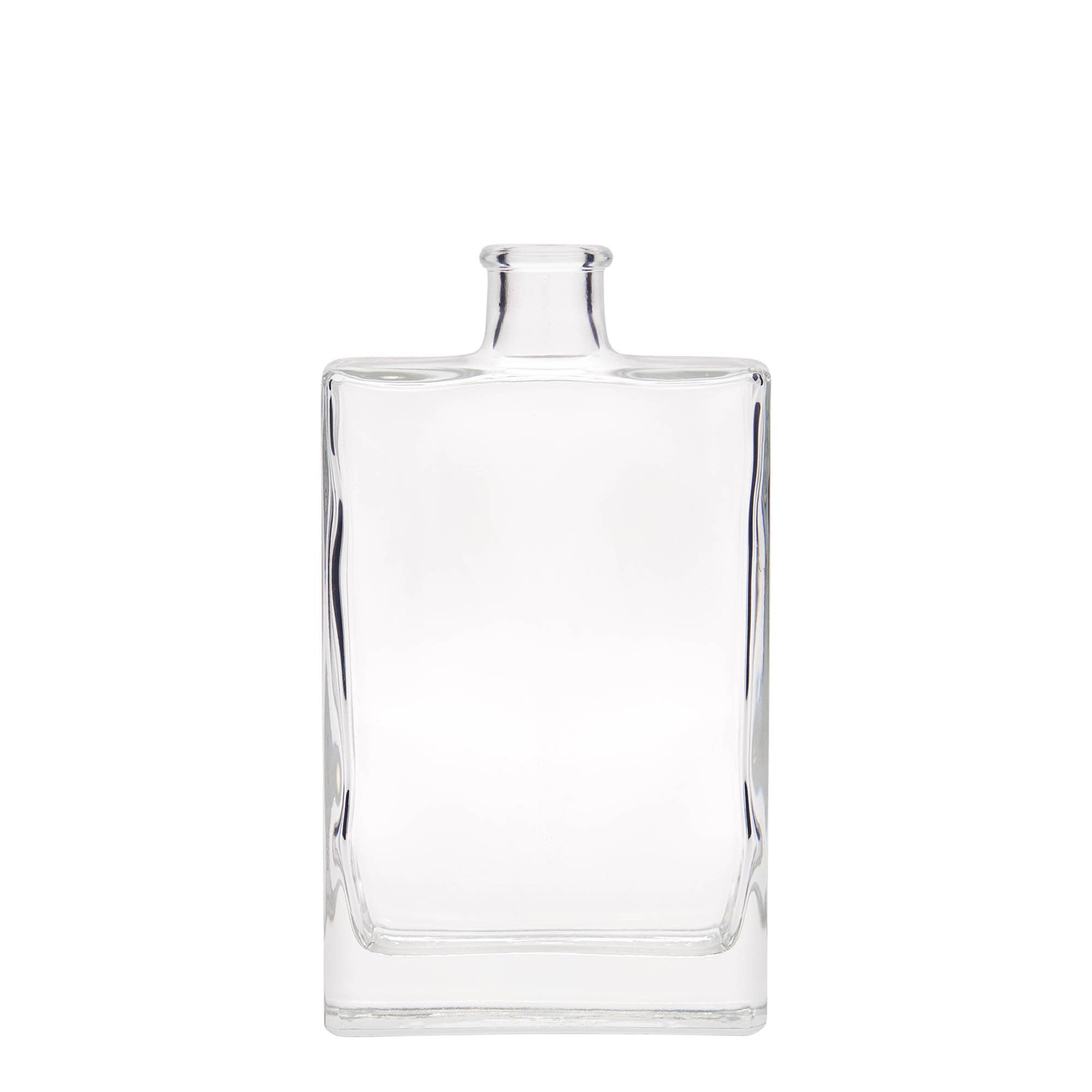 350 ml glass bottle 'Julia', rectangular, opening: cork