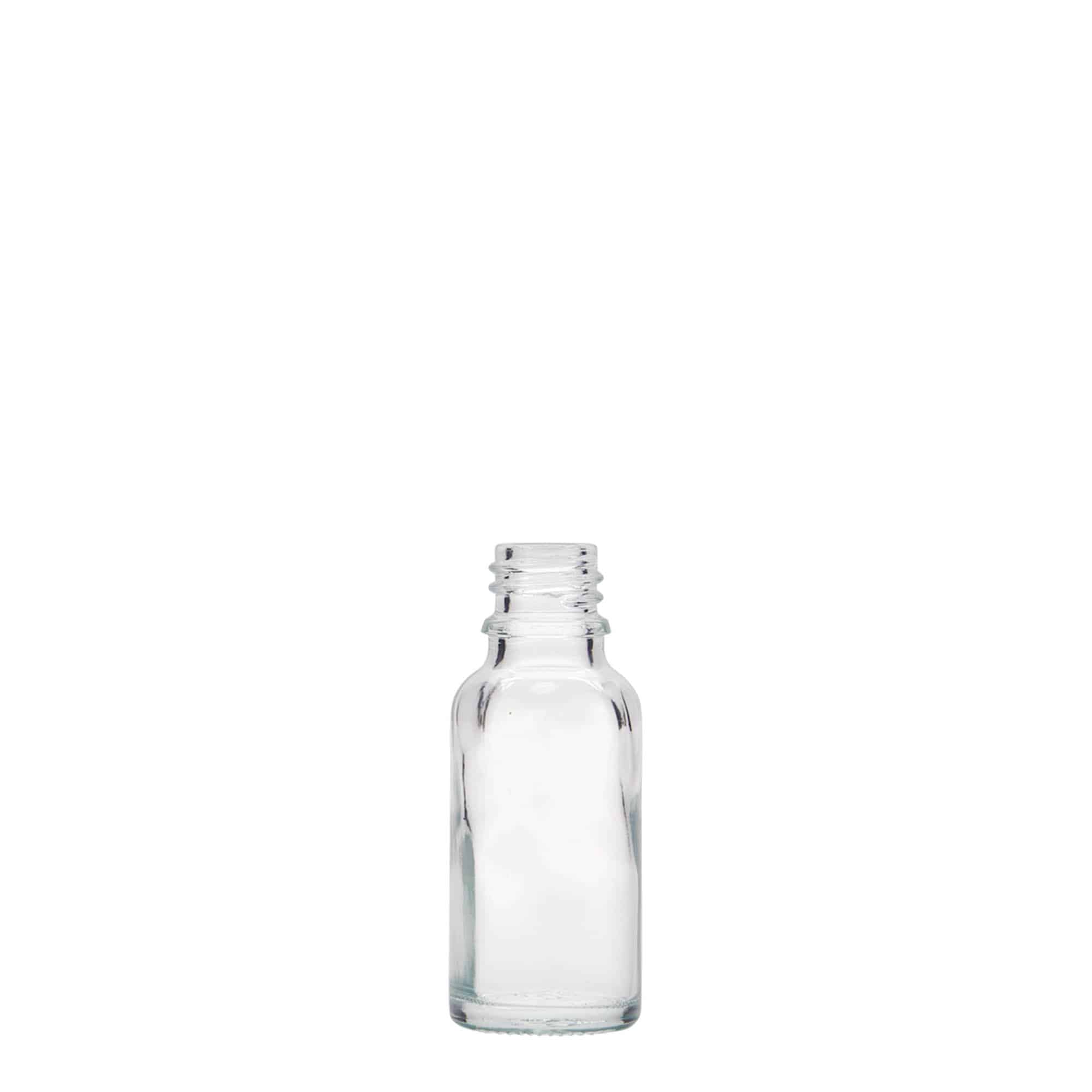 20 ml medicine bottle, glass, closure: DIN 18