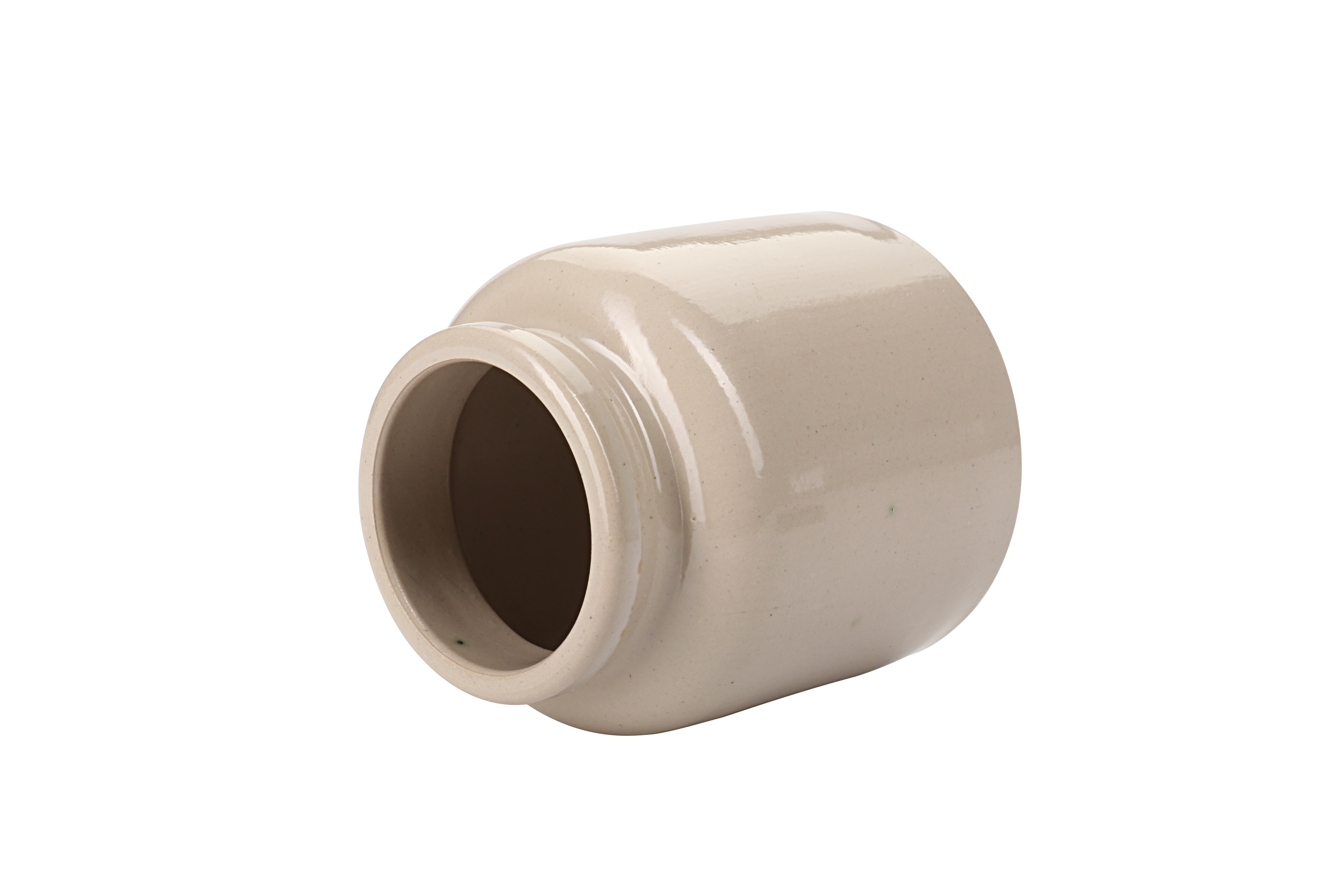 270 ml stoneware pot, ceramic, beige, opening: slip lid 270 ml stoneware pot, ceramic, beige, opening: slip lid