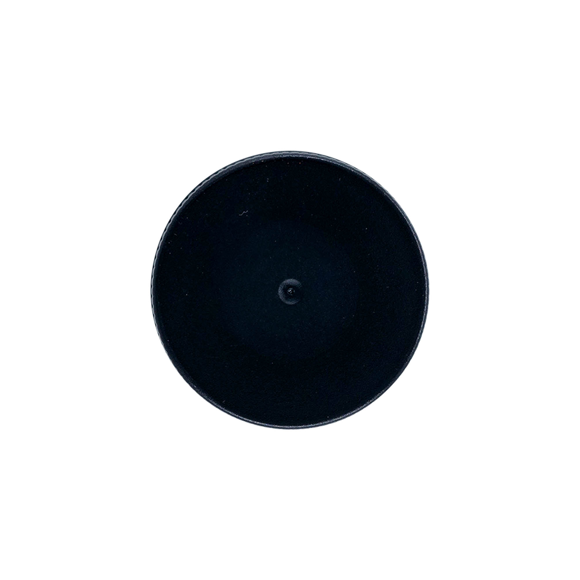 Screw cap with EPE insert, PP plastic, black, for opening: DIN 40 Screw cap with EPE insert, PP plastic, black, for opening: DIN 40